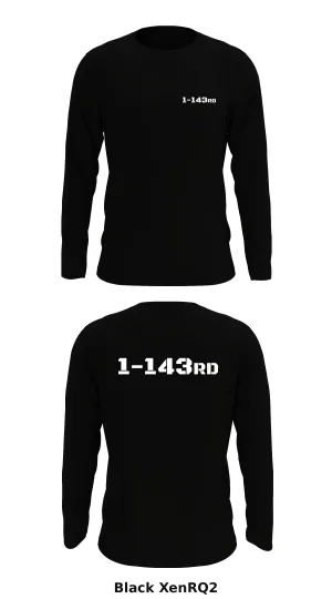 1-143rd Store 1 Core Men's LS Performance Tee - XenRQ2