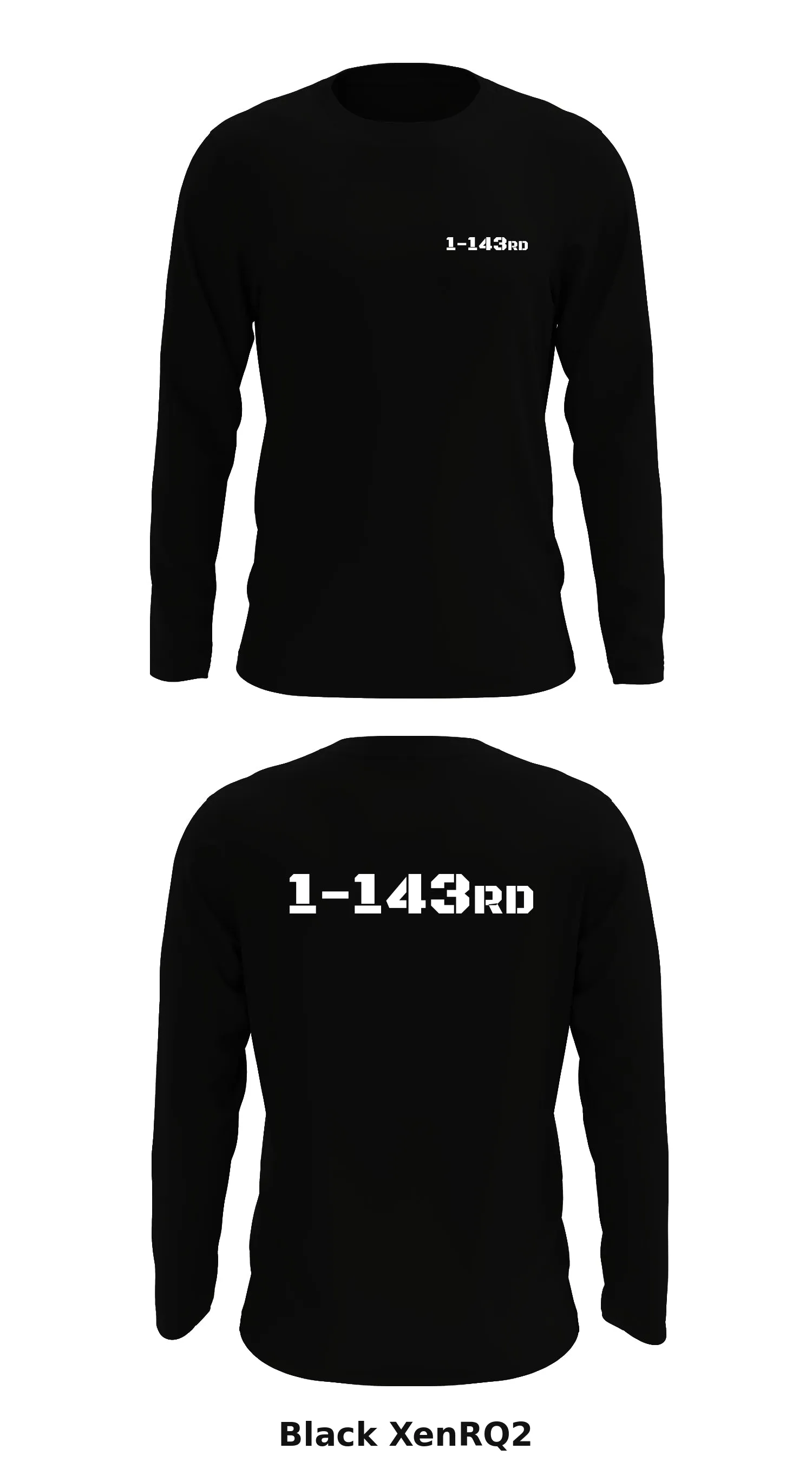 1-143rd Store 1 Core Men's LS Performance Tee - XenRQ2