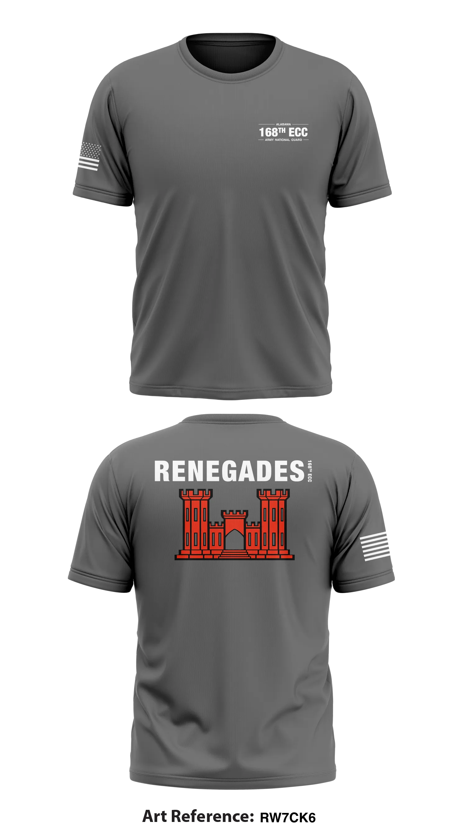 168TH EN CO Store 1 Core Men's SS Performance Tee - Rw7CK6