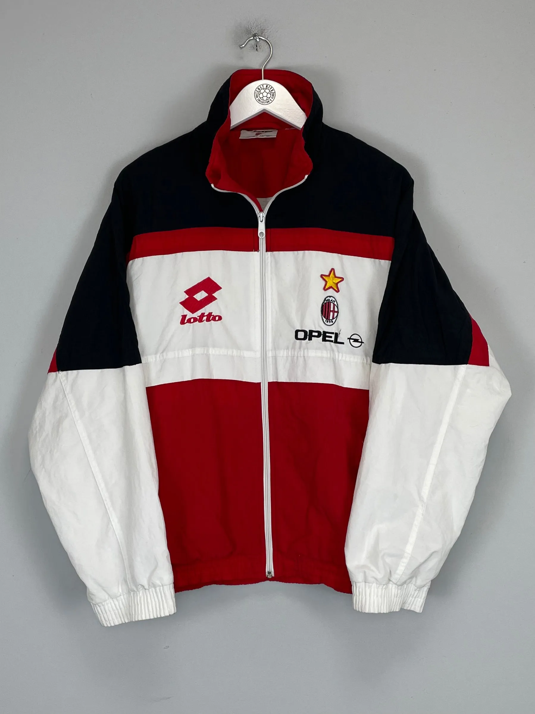 1995/96 AC MILAN TRACK JACKET (L) LOTTO