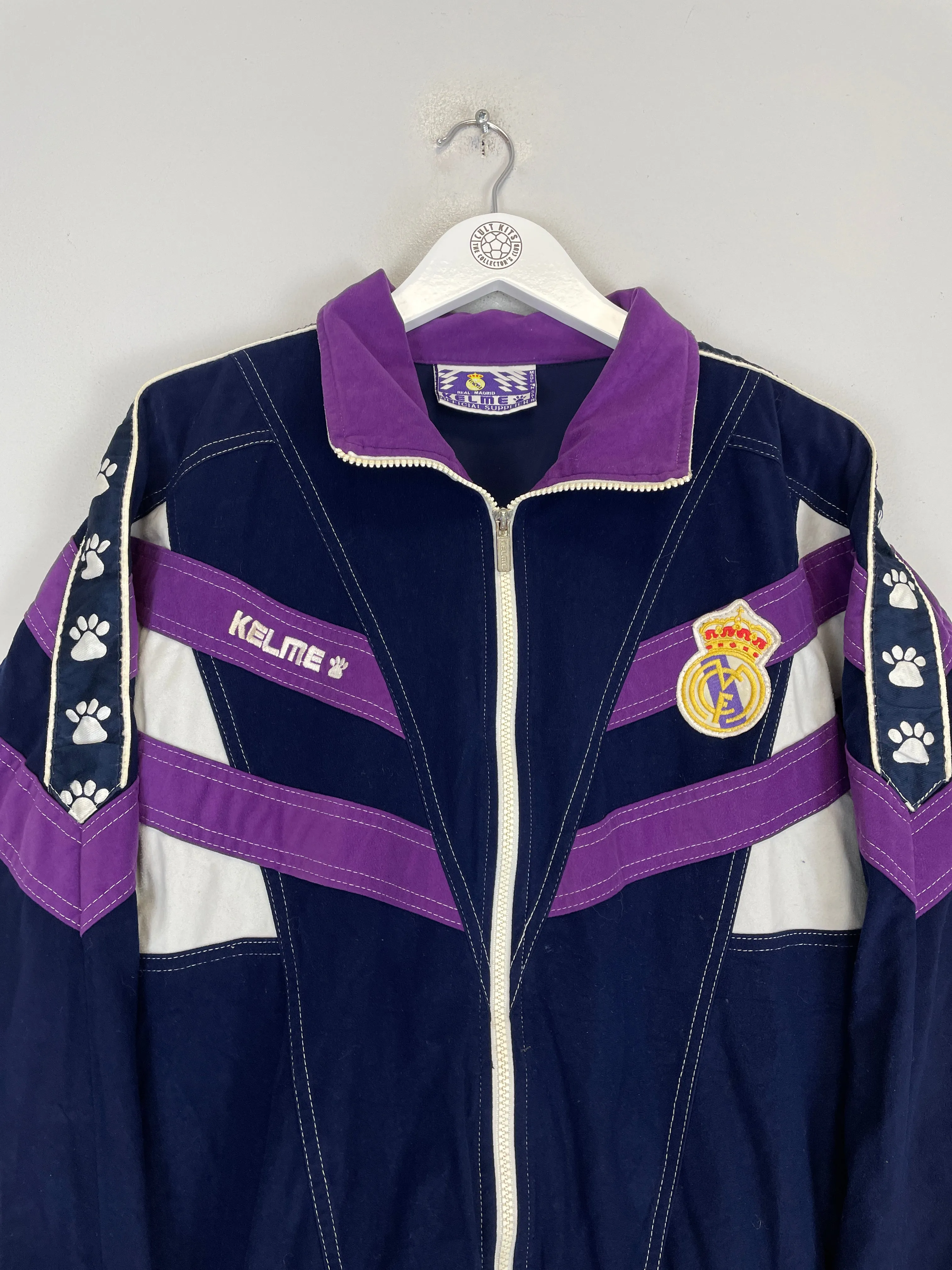1997/98 REAL MADRID TRACK JACKET (M) KELME