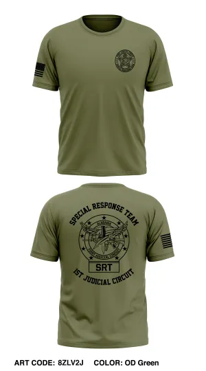 1st Judicial Circuit Special Response Team Core Men's SS Performance Tee - 8ZLV2J