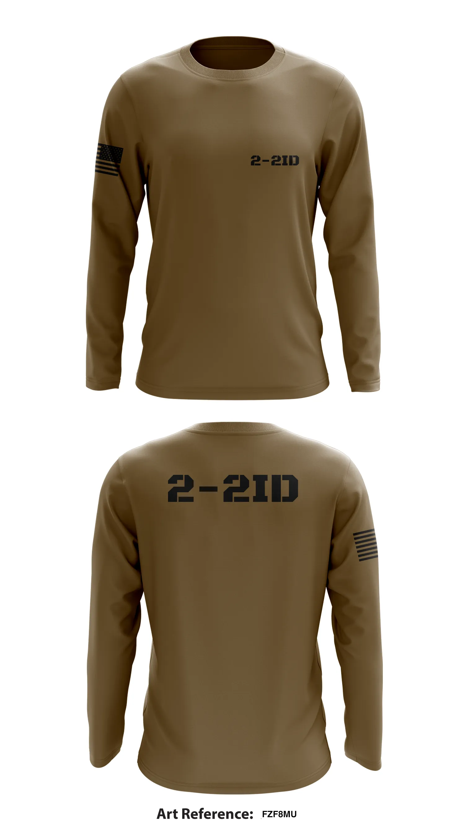 2-2ID Store 1 Core Men's LS Performance Tee - Fzf8mU