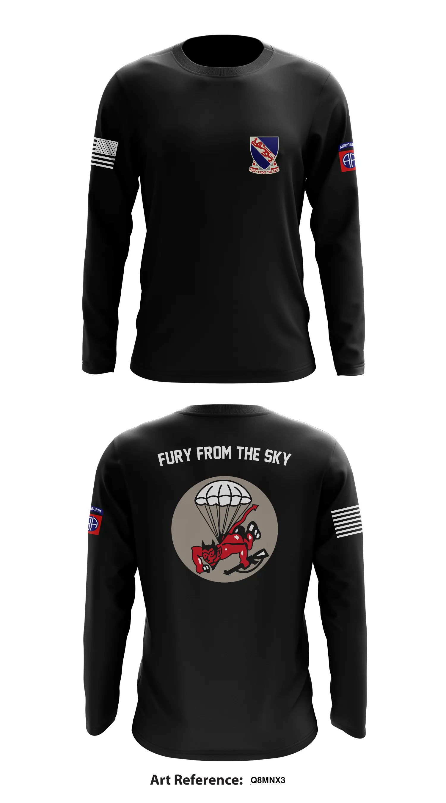 2 fury Store 1 Core Men's LS Performance Tee - Q8mnx3