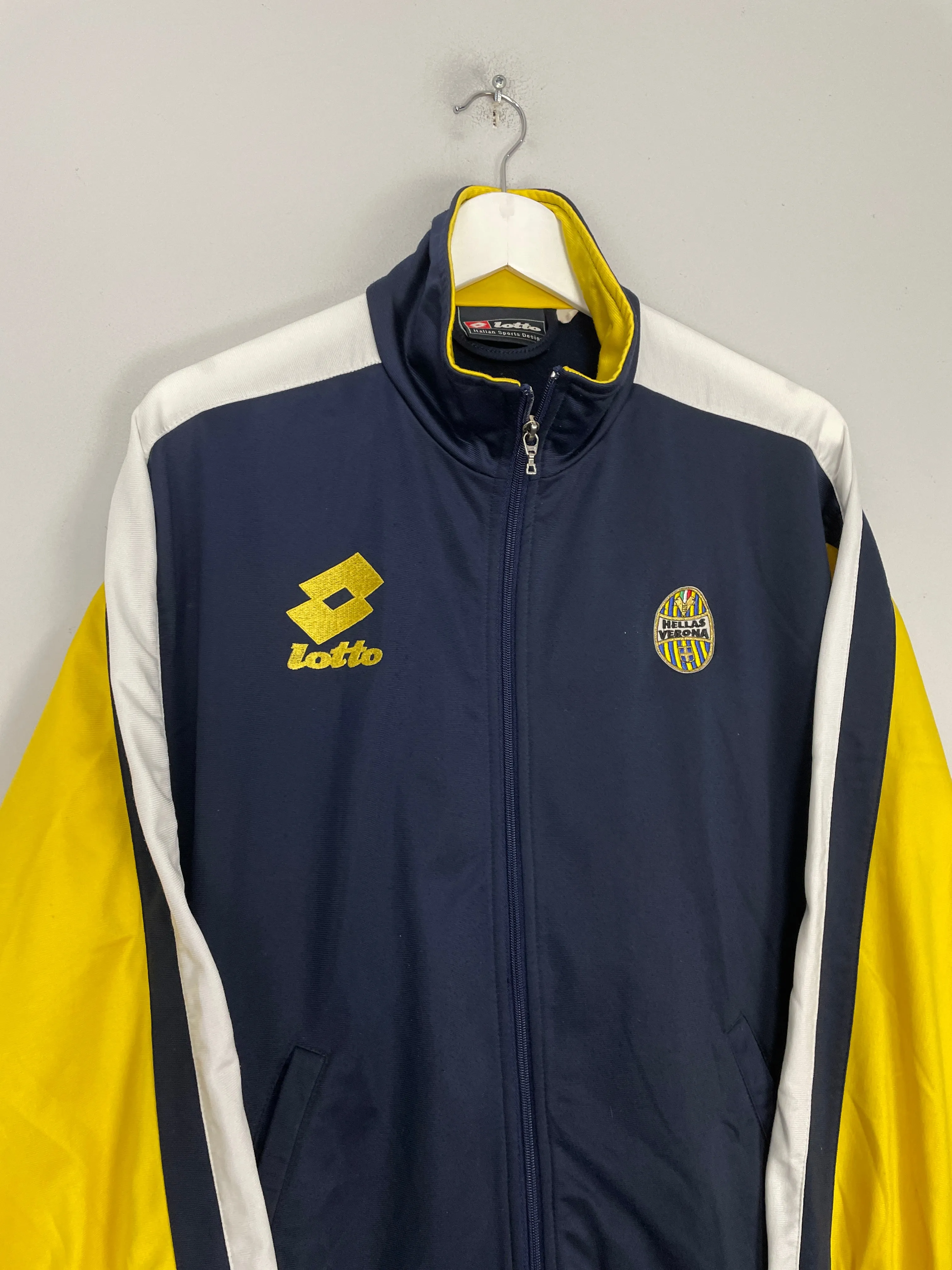 2000/02 HELLAS VERONA TRACK JACKET (S) LOTTO