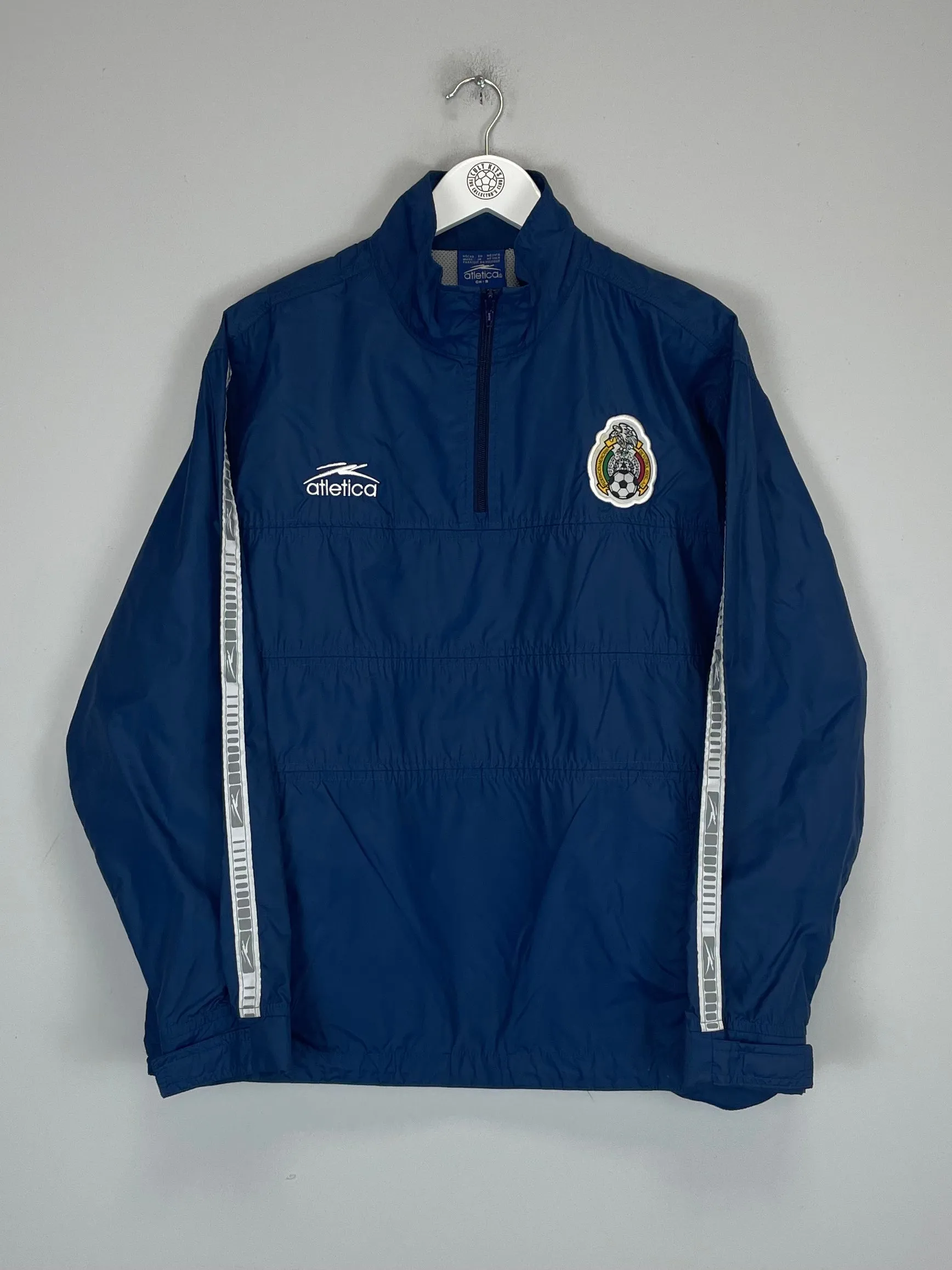 2000/02 MEXICO 1/4 ZIP TRACK JACKET (S) ATLETICA