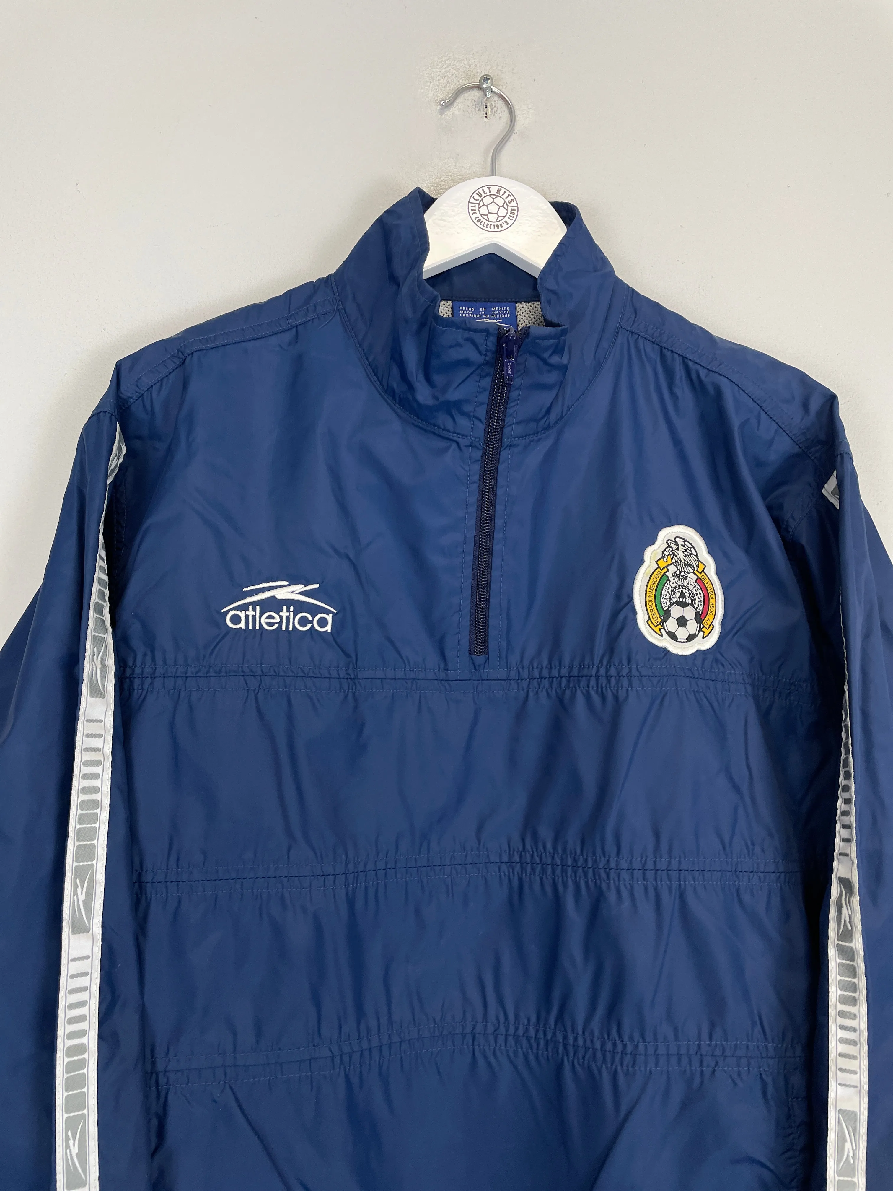 2000/02 MEXICO 1/4 ZIP TRACK JACKET (S) ATLETICA