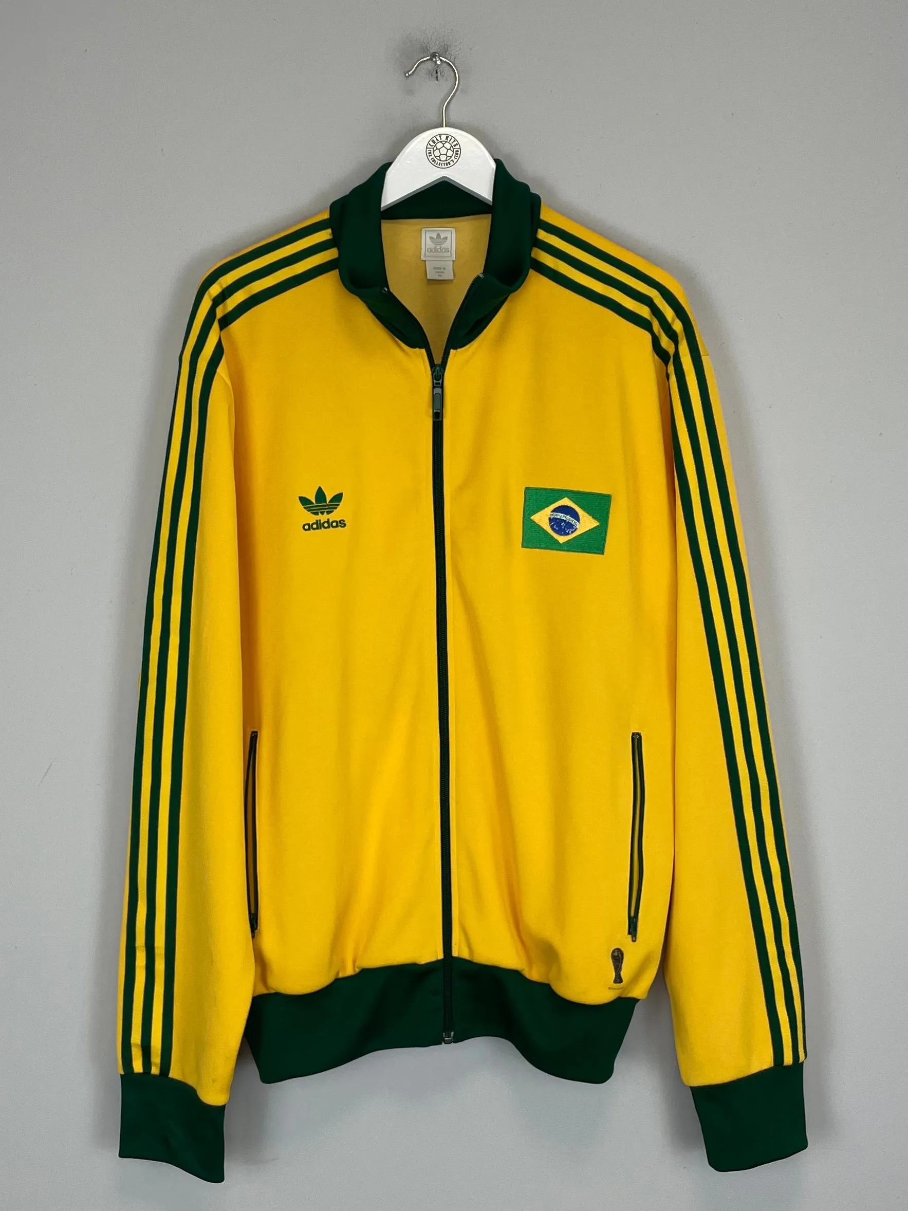 2006/08 BRAZIL ADIDAS ORIGINALS TRACK JACKET (XL)