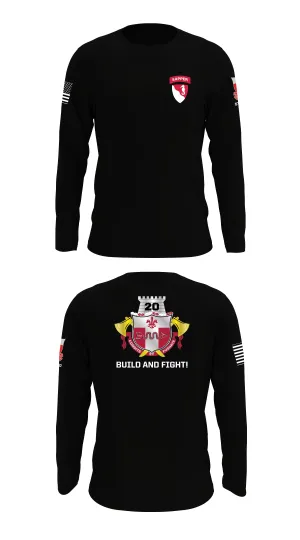 20th Engineer Battalion  Store 1 Core Men's LS Performance Tee - 72277770460