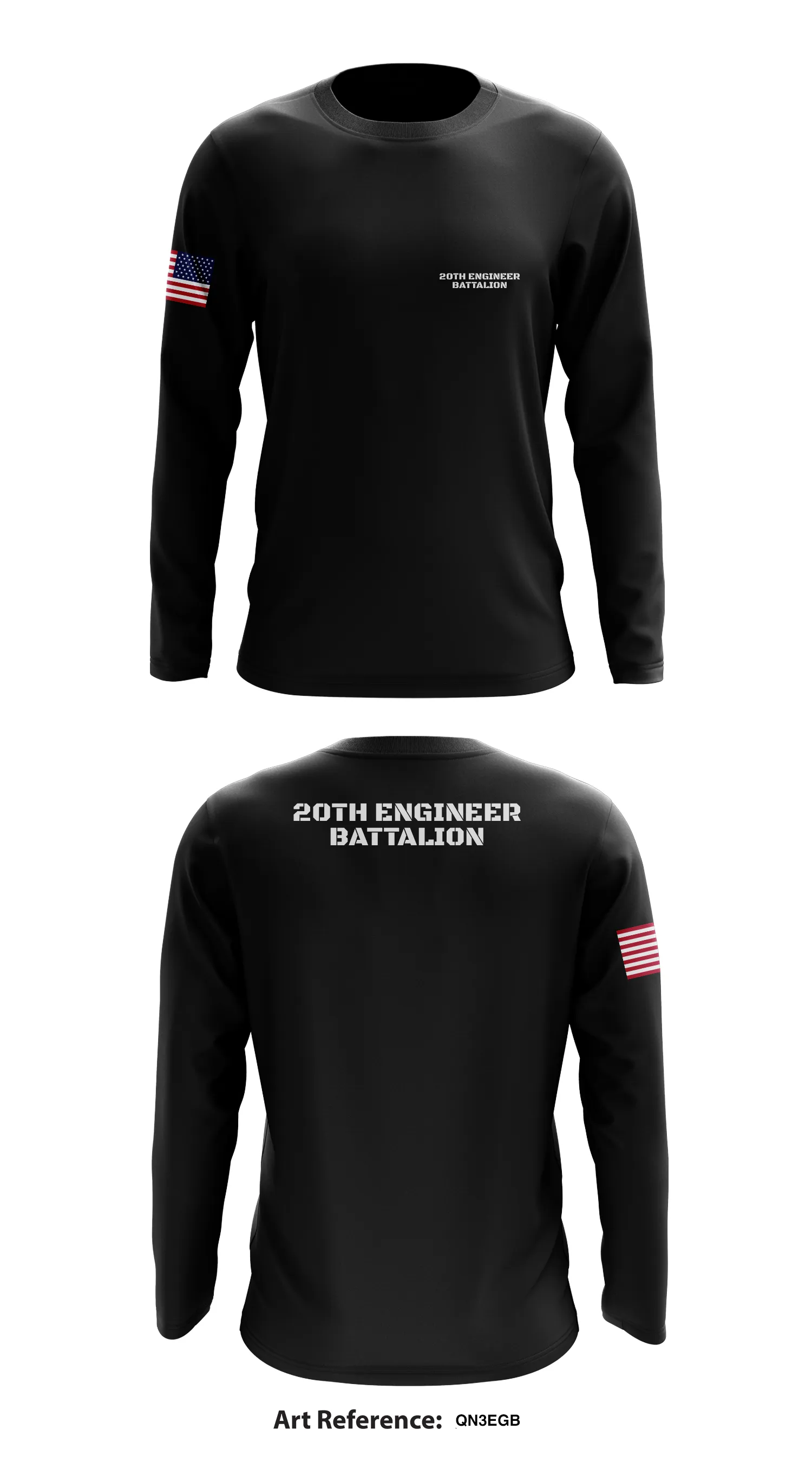 20th engineer battalion  Store 1 Core Men's LS Performance Tee - Qn3EGb