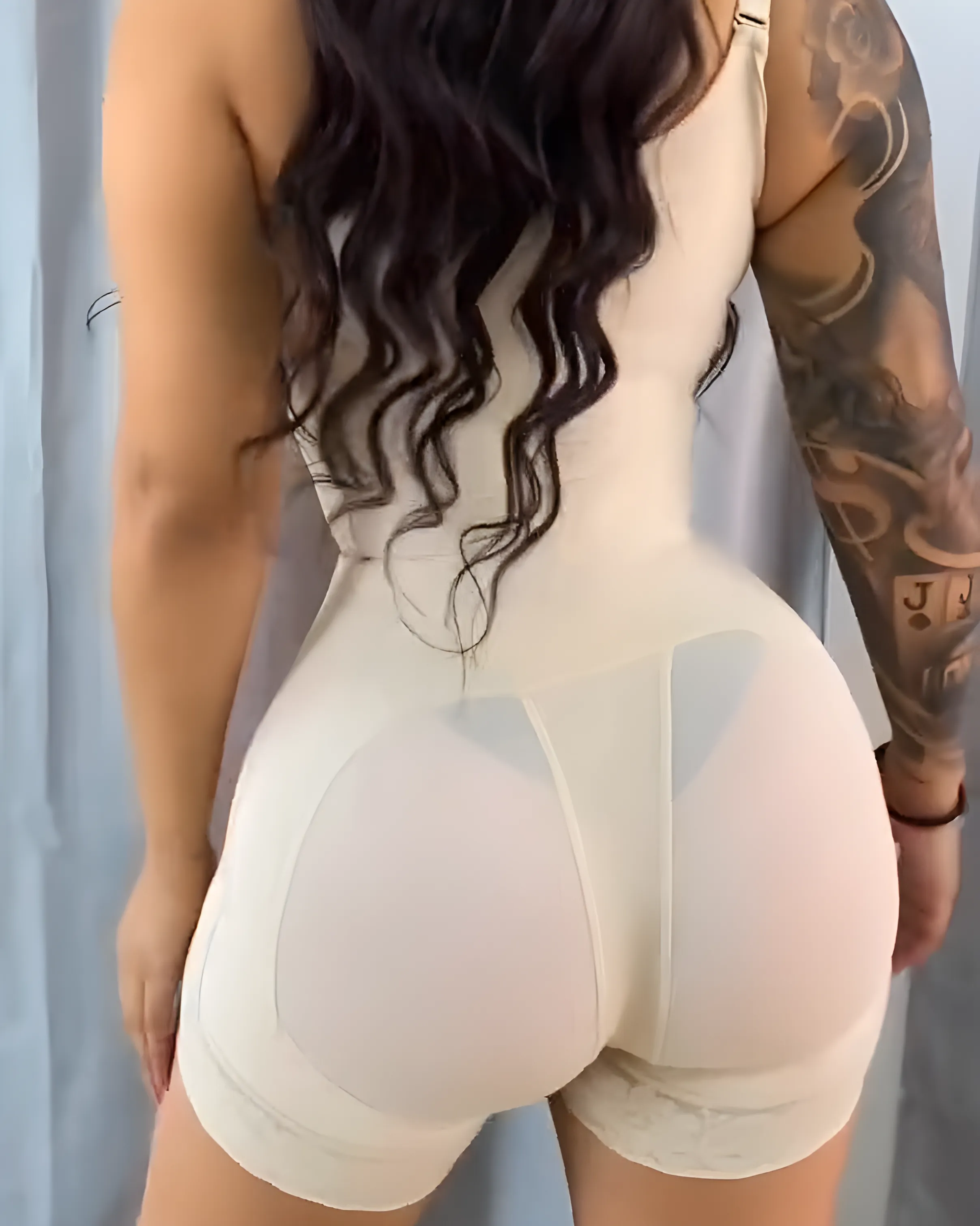 3 Row Hook Eye Tummy Compression Hourglass Sleeveless Shapewear