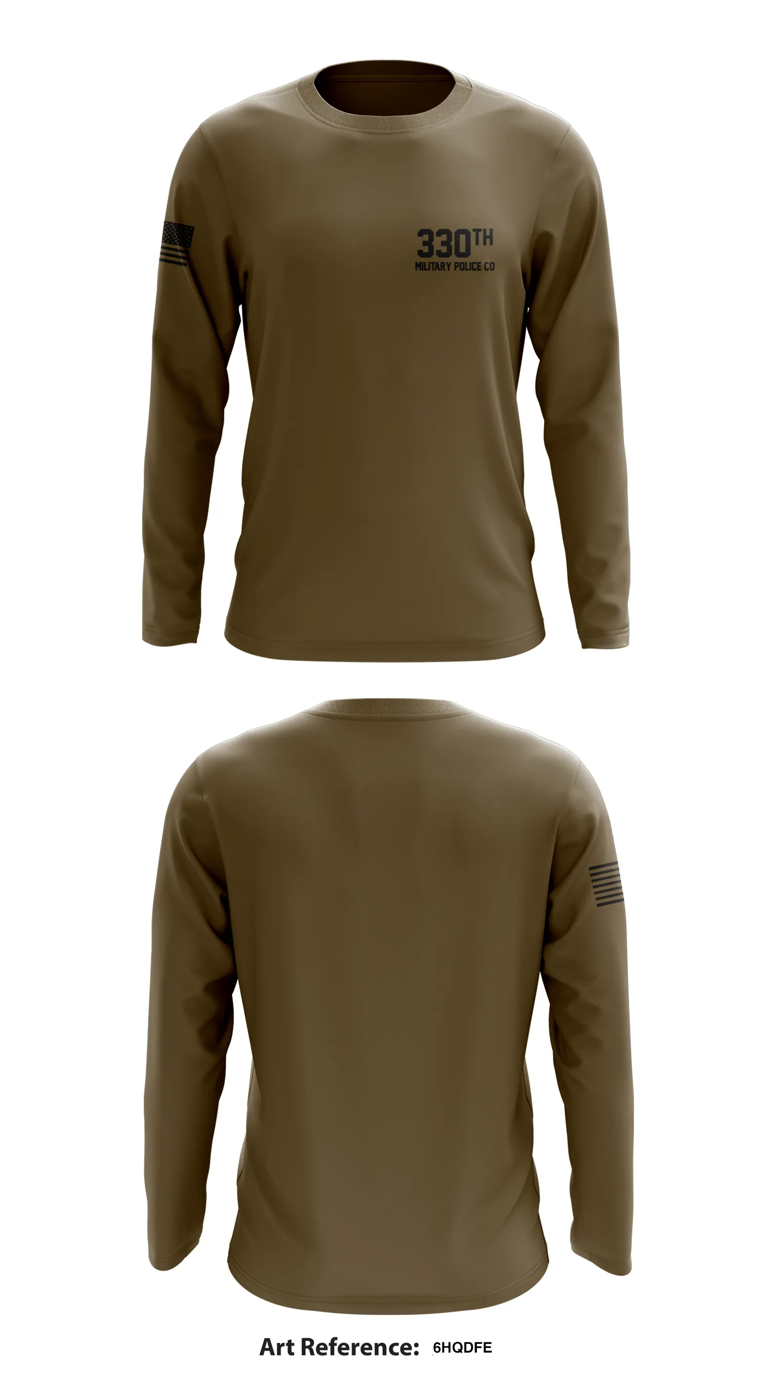 330th Military Police Co Store 1 Core Men's LS Performance Tee - 6HQdfE