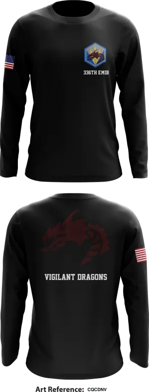 336TH E-MIB Store 1  Core Men's LS Performance Tee - CqcdnV