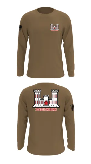 379th Engineer Construction Company  Store 1 Core Men's LS Performance Tee - 52692011891