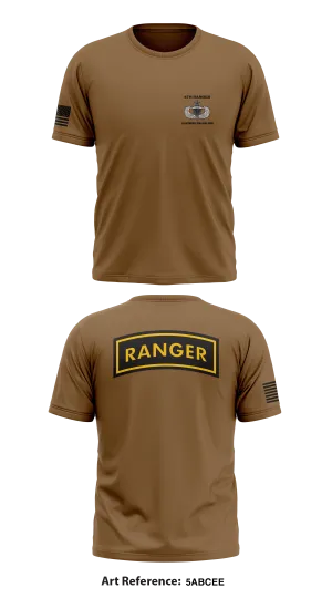 4th Ranger Training Battalion Store 1 Core Men's SS Performance Tee - 5aBceE