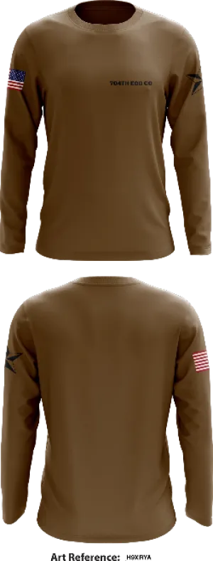704TH EOD CO Store 1 Core Men's LS Performance Tee - h9XRyA