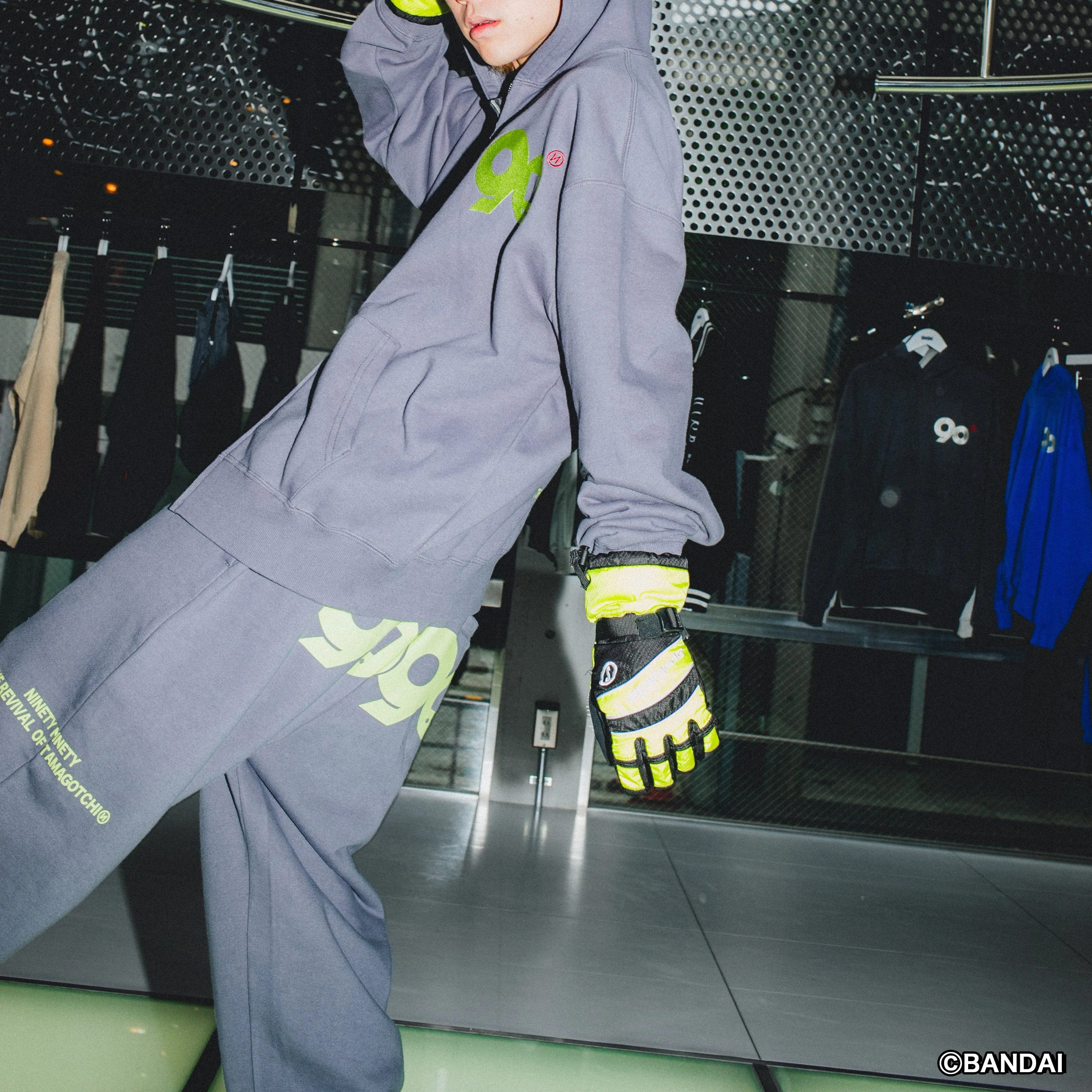 9090 × Tamagotchi 9090 Logo Sweat Pants