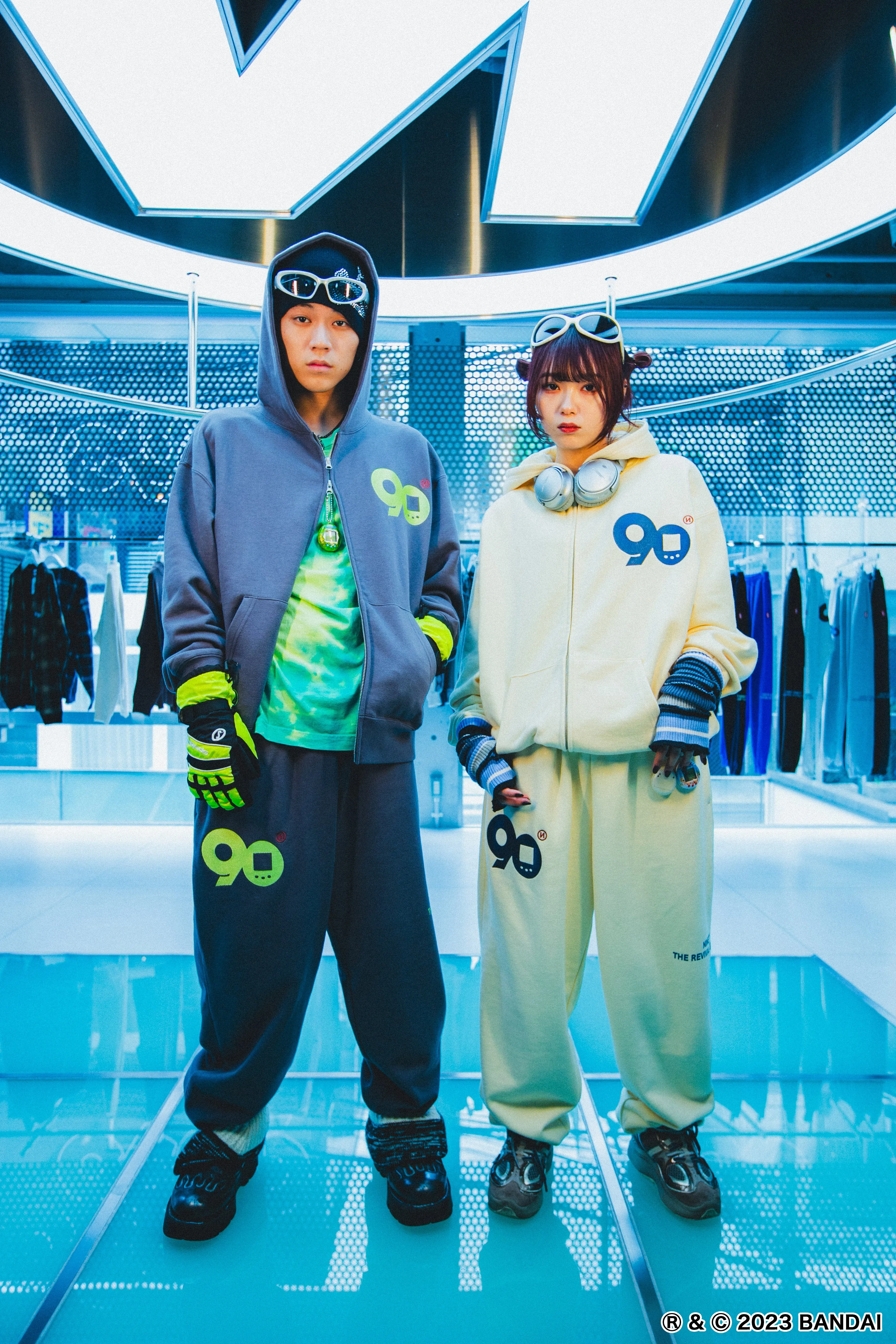 9090 × Tamagotchi 9090 Logo Sweat Pants