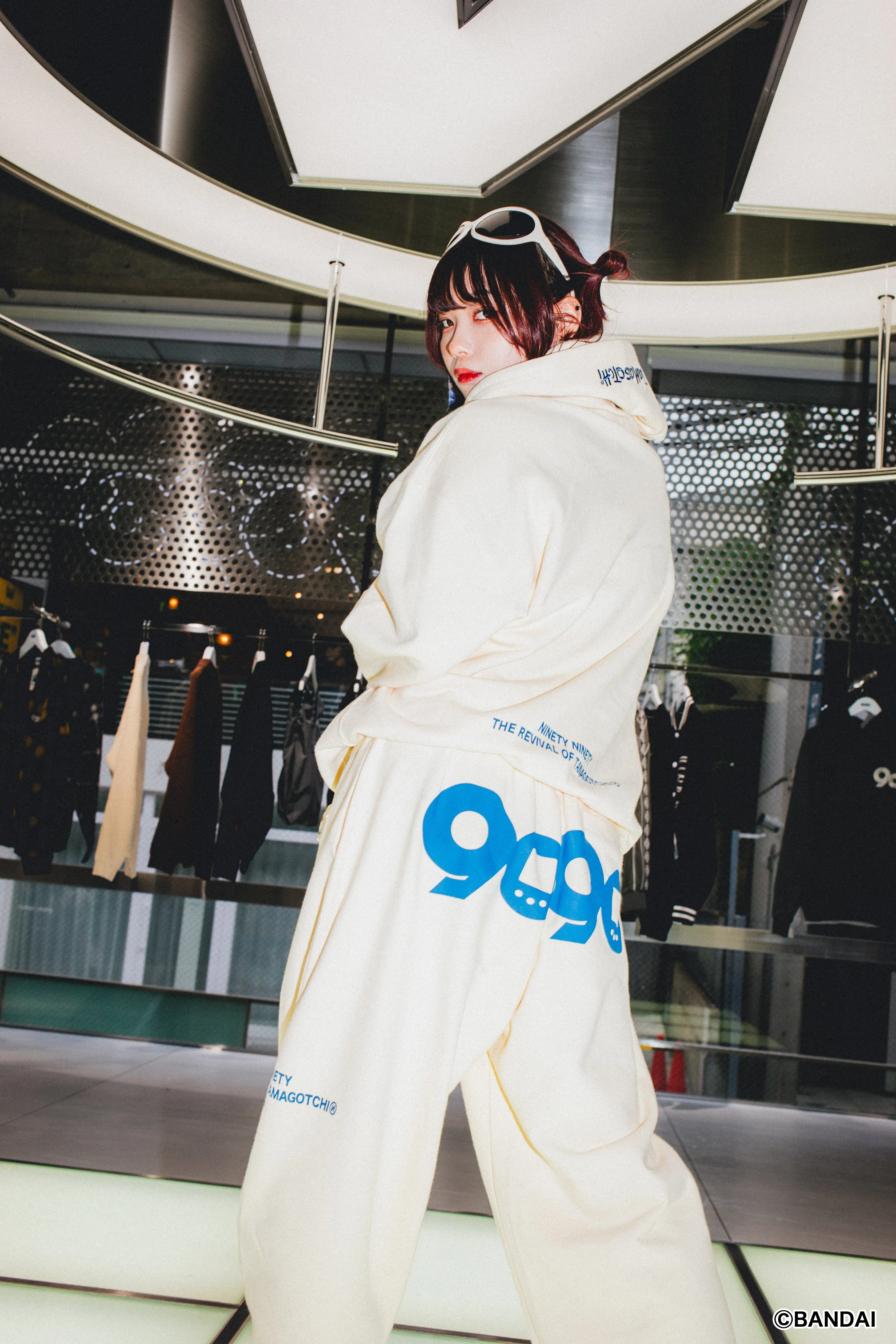 9090 × Tamagotchi 9090 Logo Sweat Pants