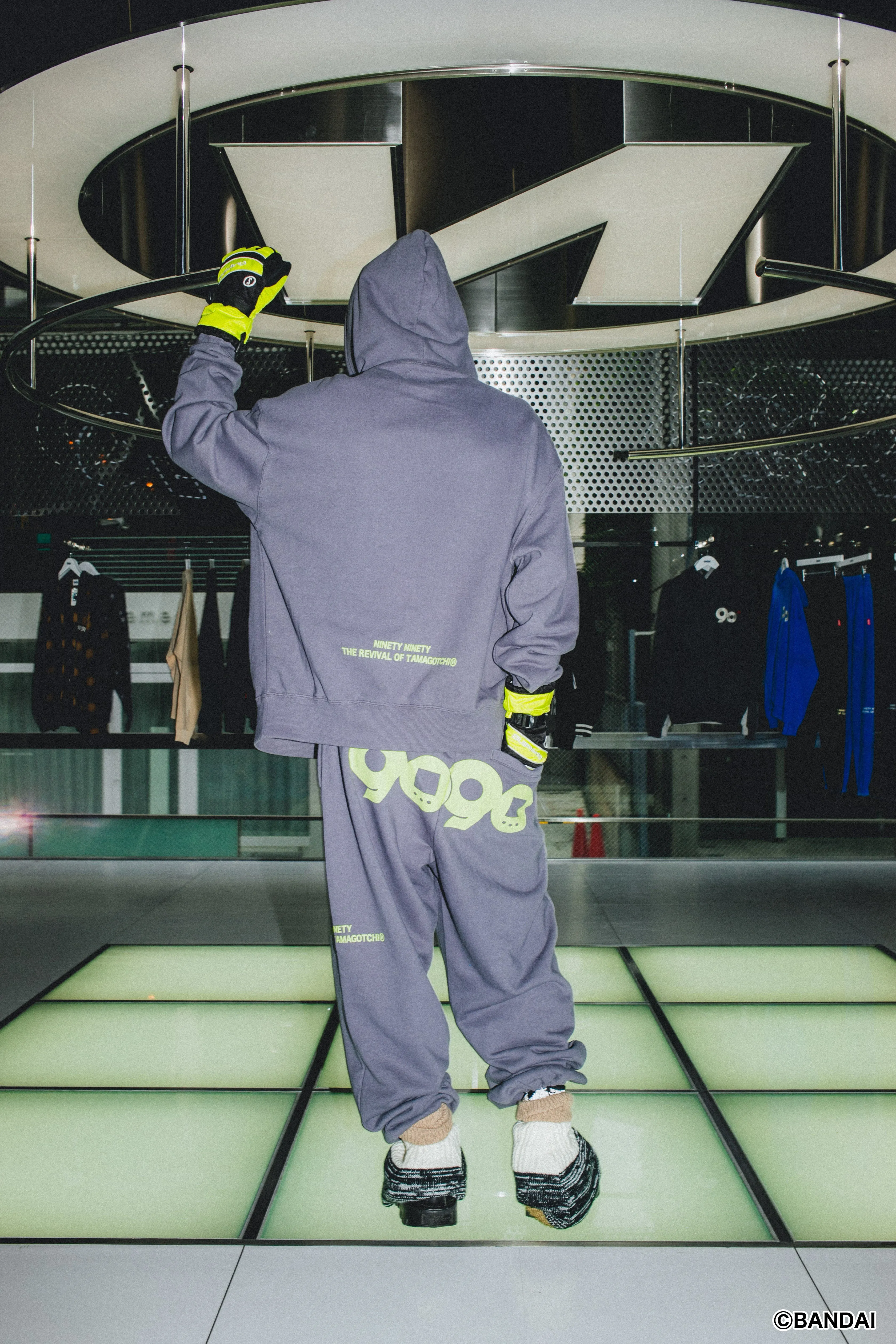 9090 × Tamagotchi 9090 Logo Sweat Pants