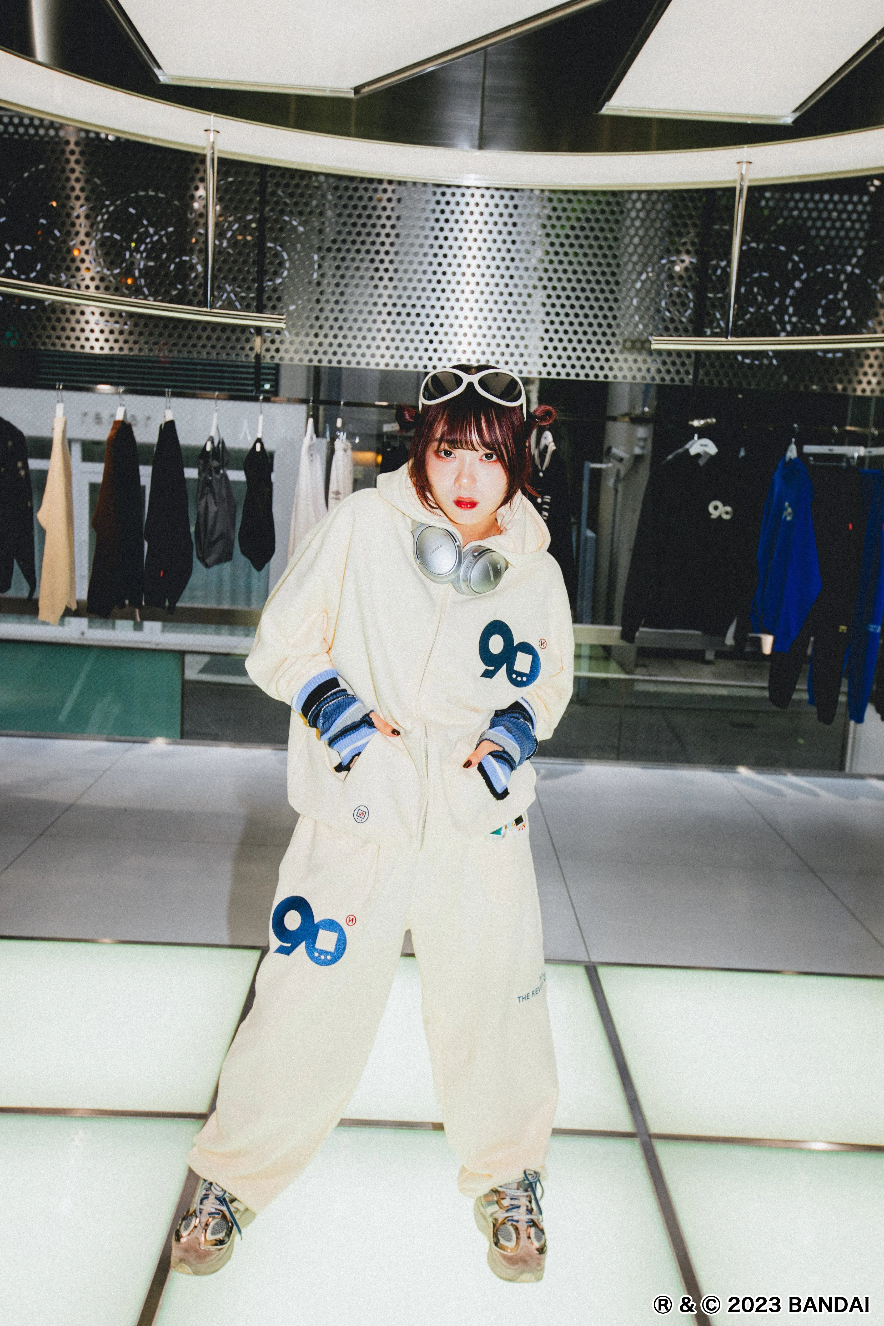 9090 × Tamagotchi 9090 Logo Sweat Pants