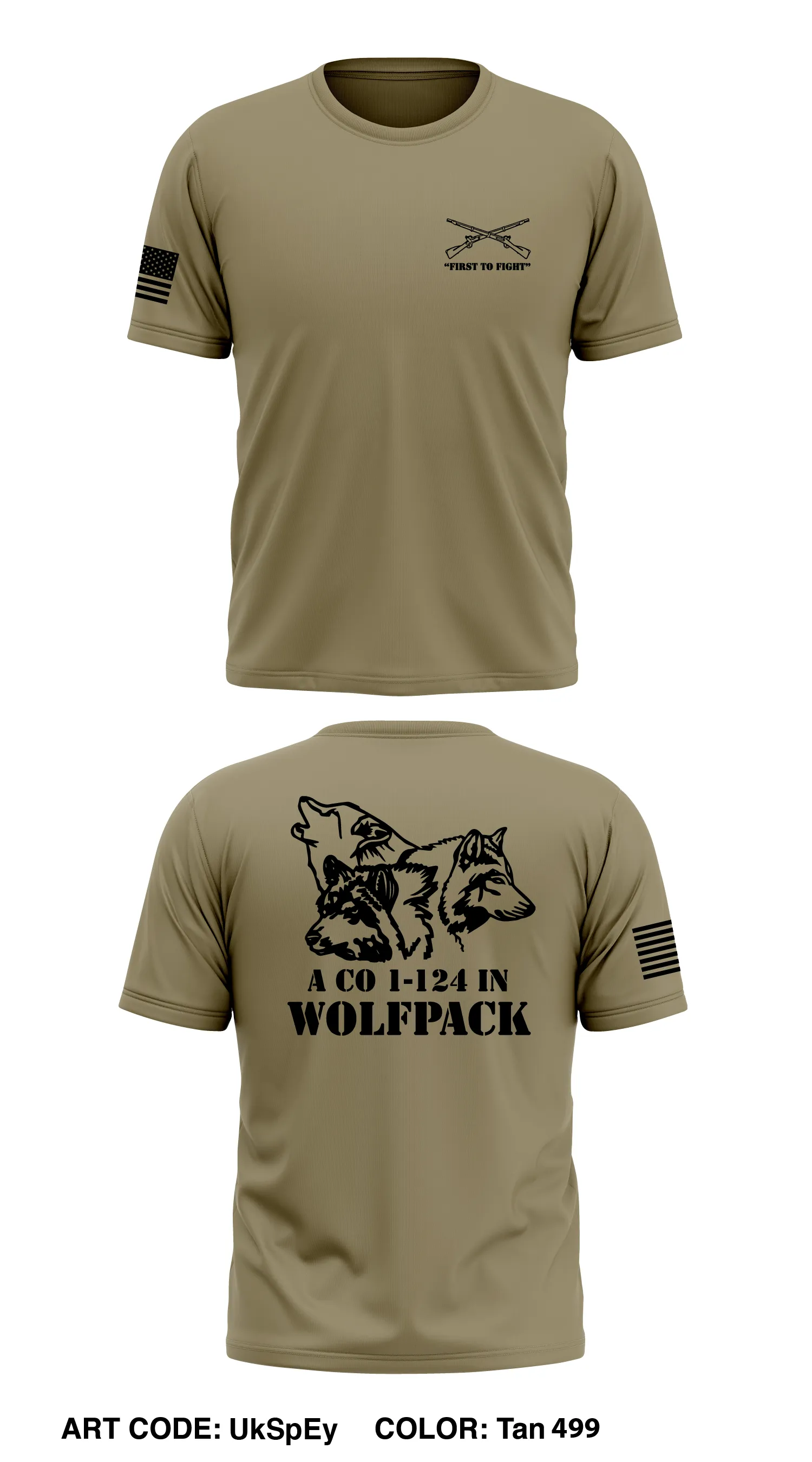 A Co 1-124 IN Store 1 Core Men's SS Performance Tee - UkSpEy