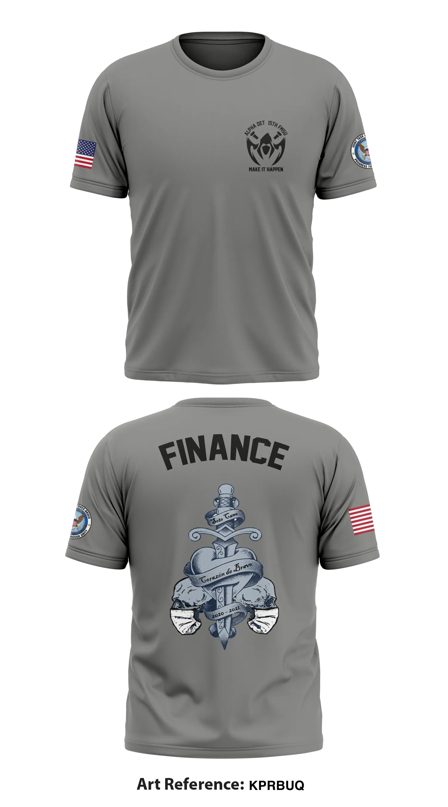 A DET / 15th FMSU Store 1 Core Men's SS Performance Tee - kPrBuq