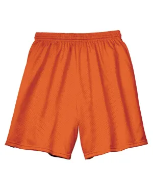 A4 Adult Seven Inch Inseam Mesh Shorts | Athletic Orange