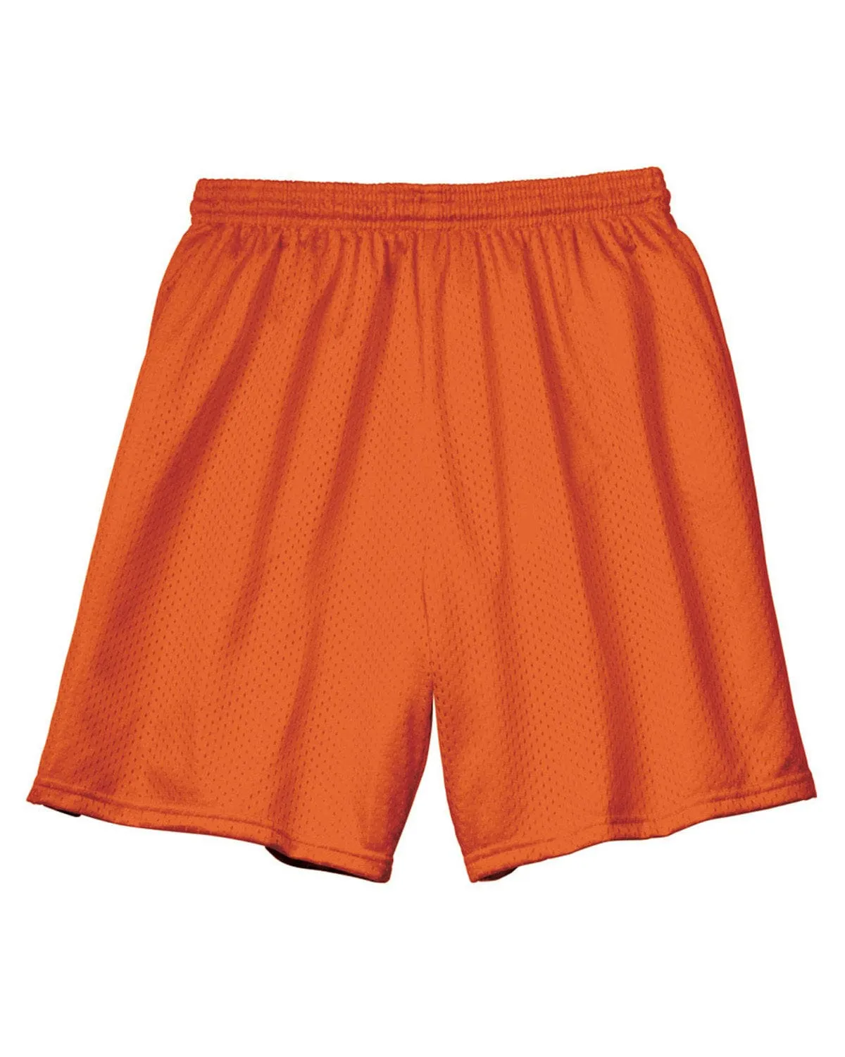 A4 Adult Seven Inch Inseam Mesh Shorts | Athletic Orange