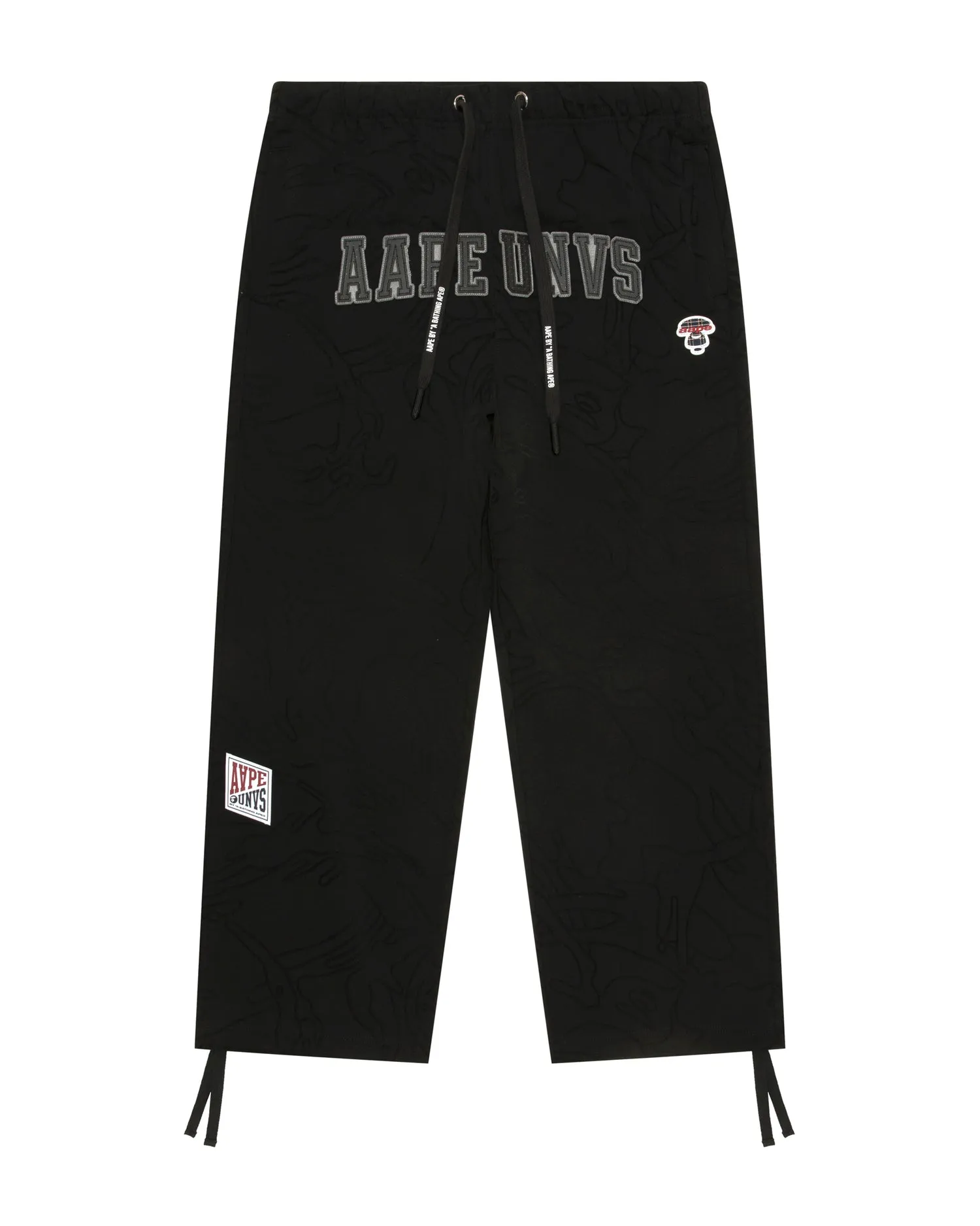 AAPE UNVS moonface logo sweat pants