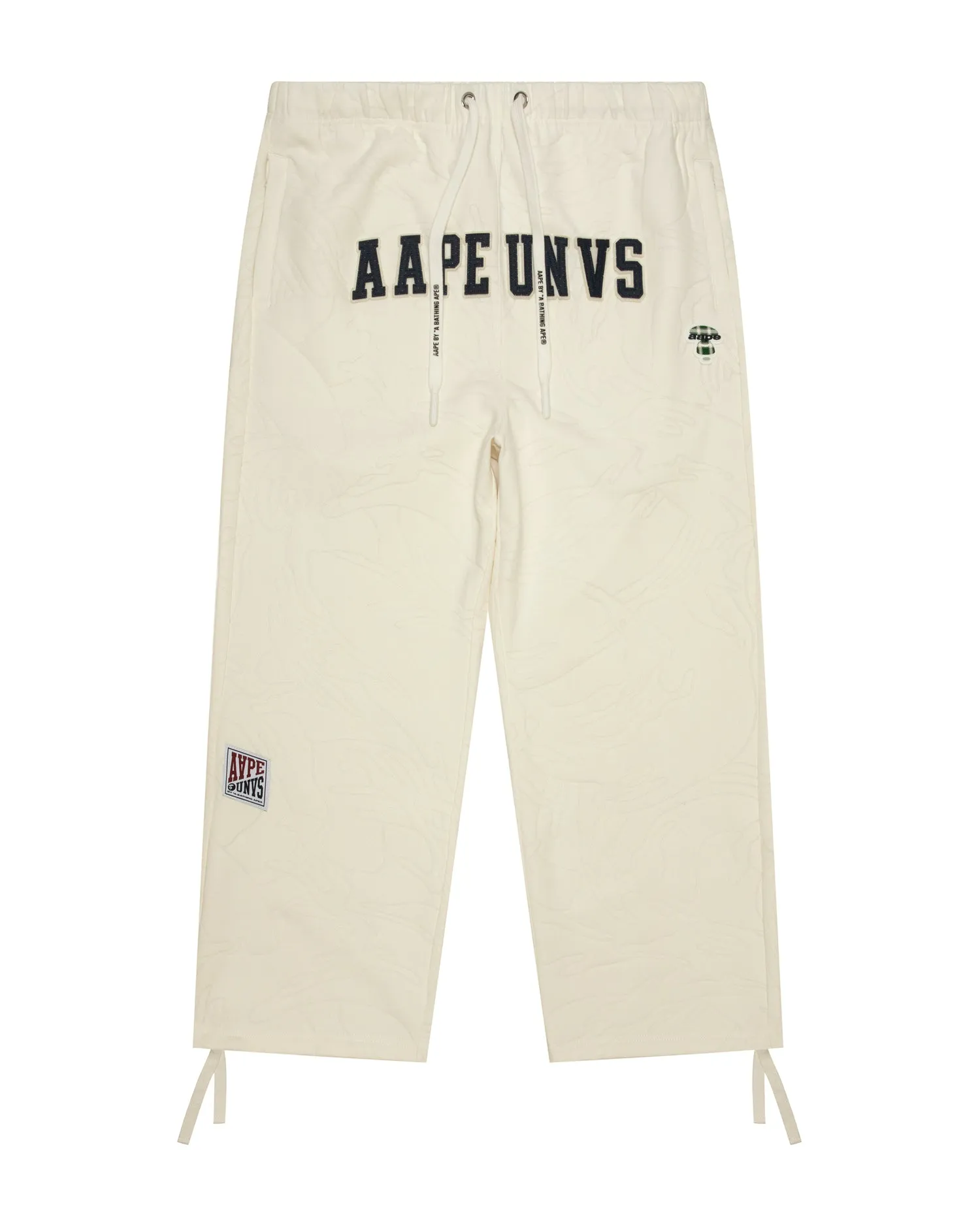 AAPE UNVS moonface logo sweat pants