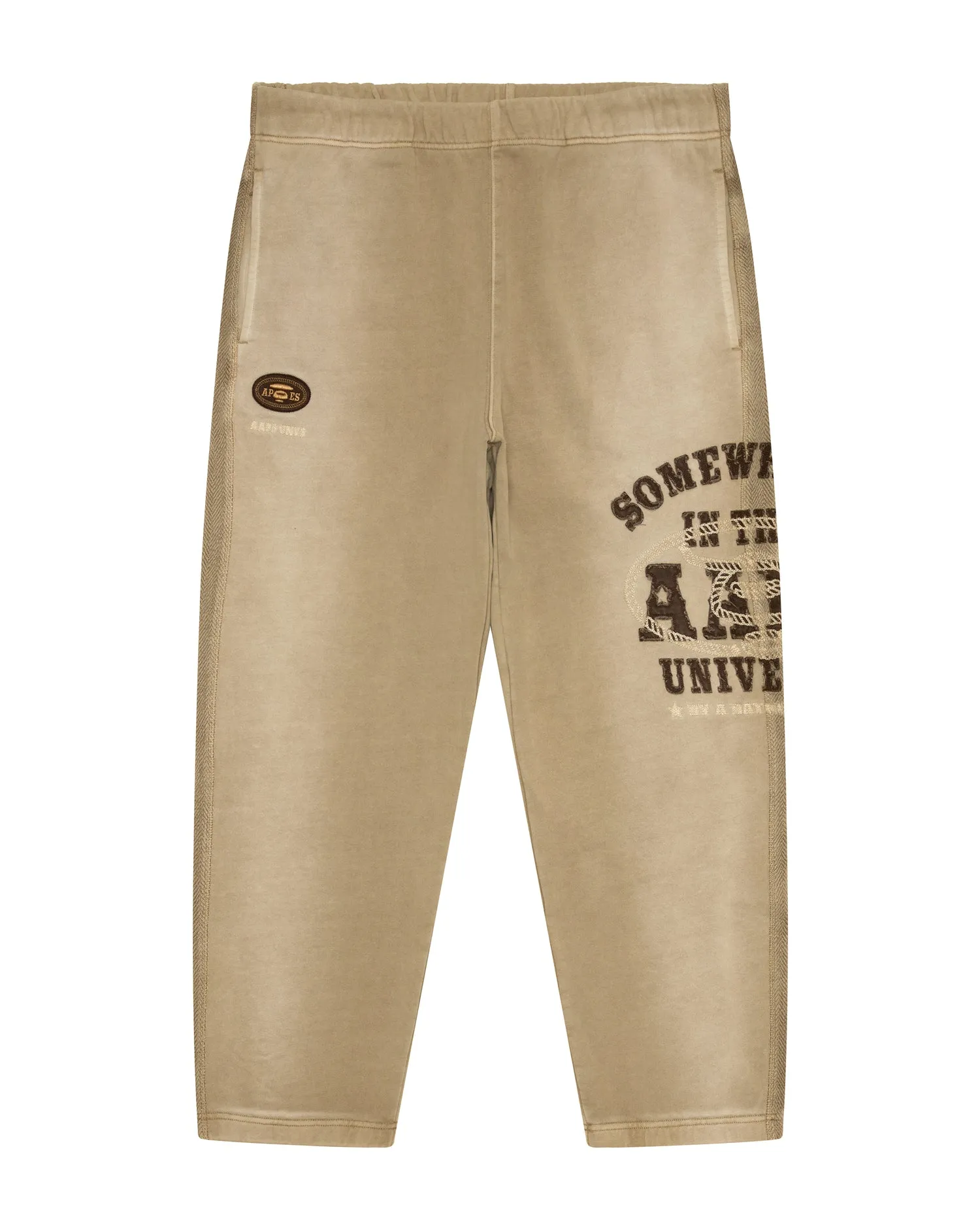 AAPEUNVS moonface logo sweat pants