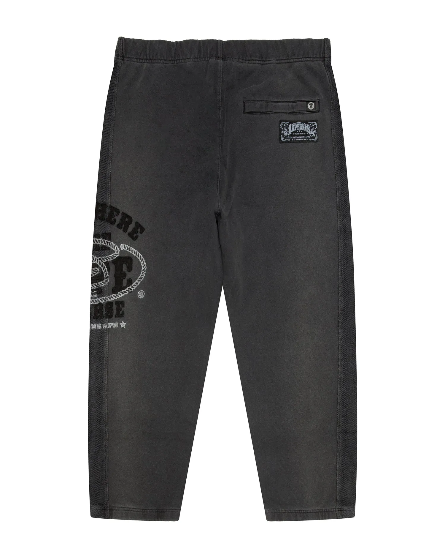 AAPEUNVS moonface logo sweat pants