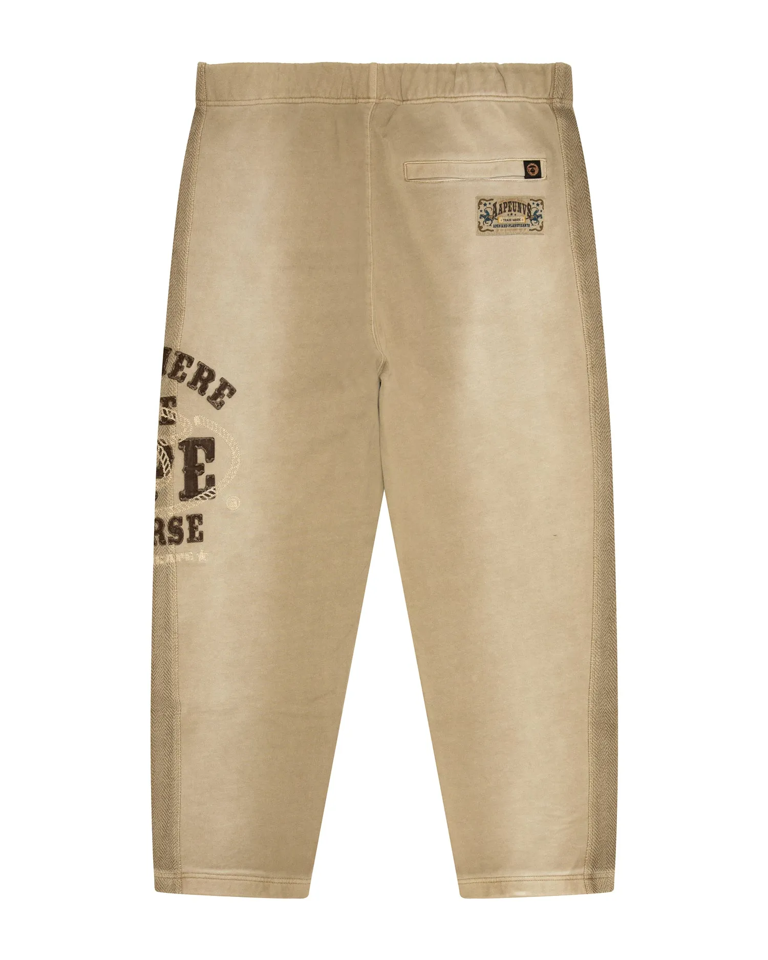 AAPEUNVS moonface logo sweat pants