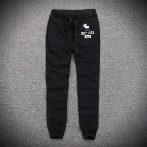 Abercrombie And Fitch EST 1892 Joggers-Black