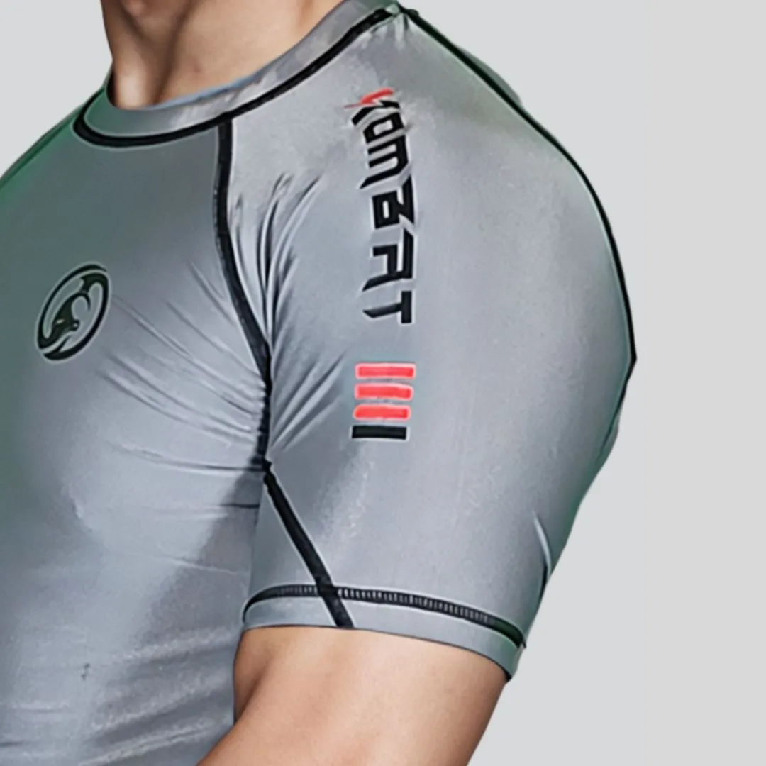ADULT RASH GUARD H/S PRO GRAY