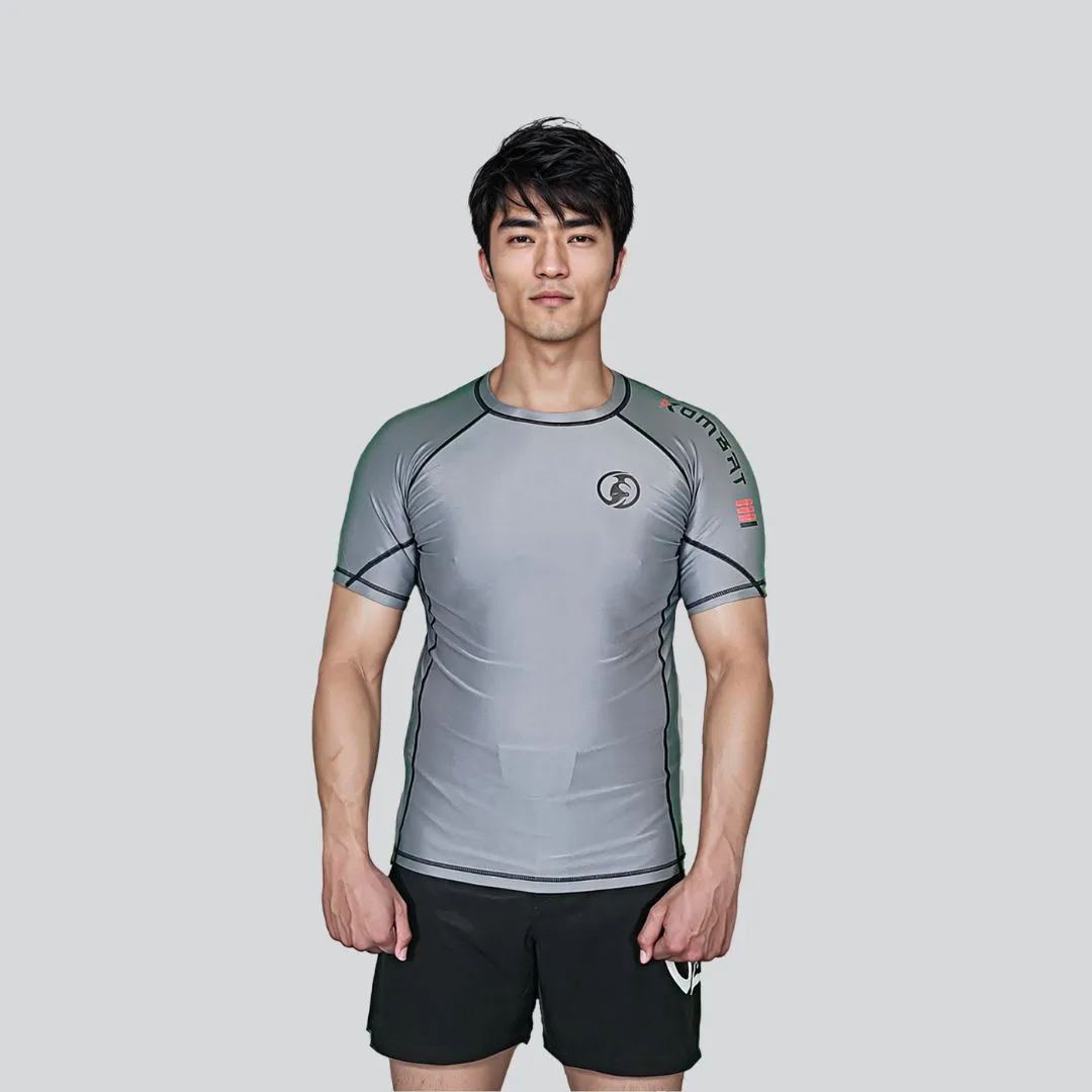 ADULT RASH GUARD H/S PRO GRAY