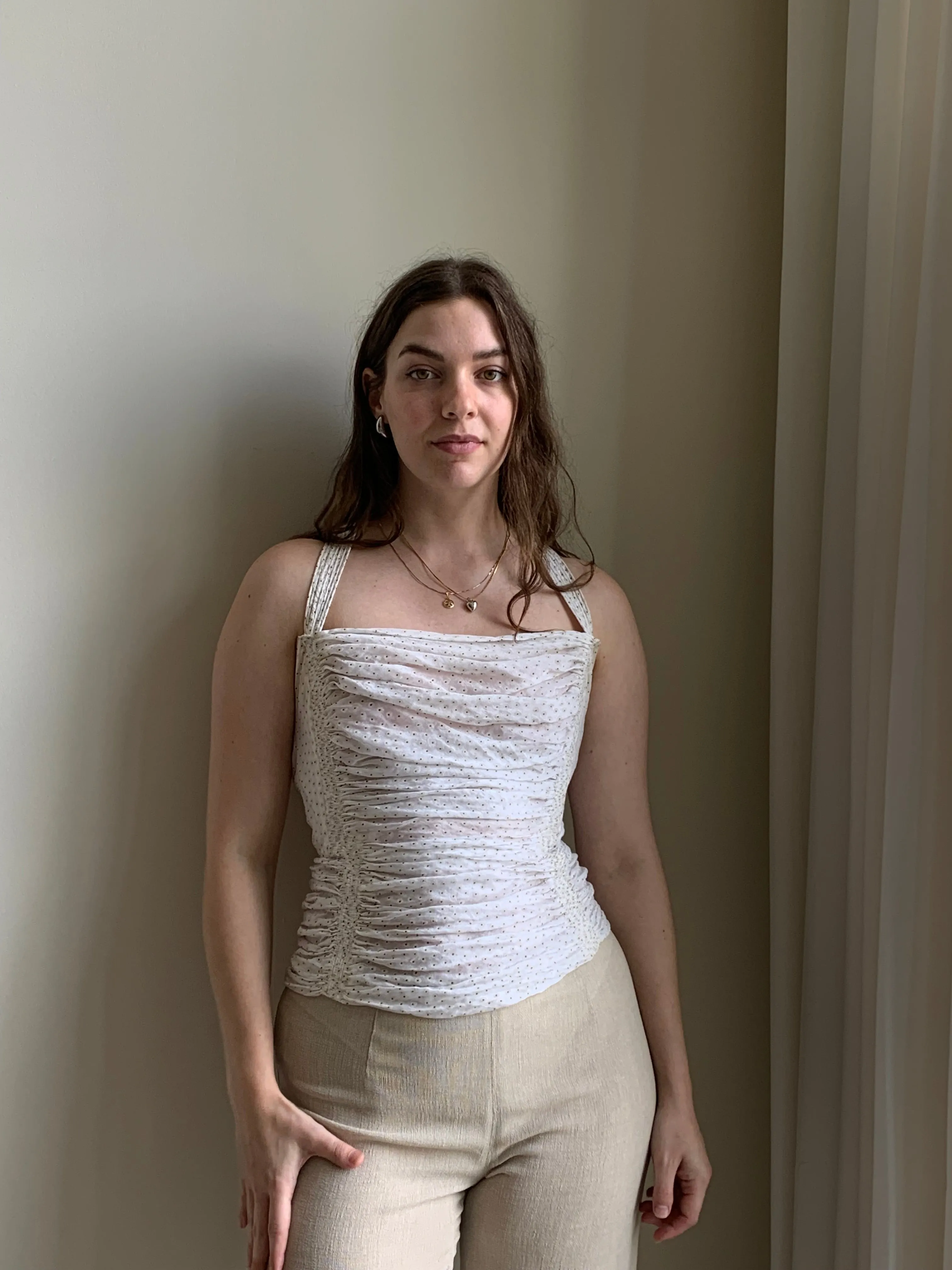 ALAÏA ruched top
