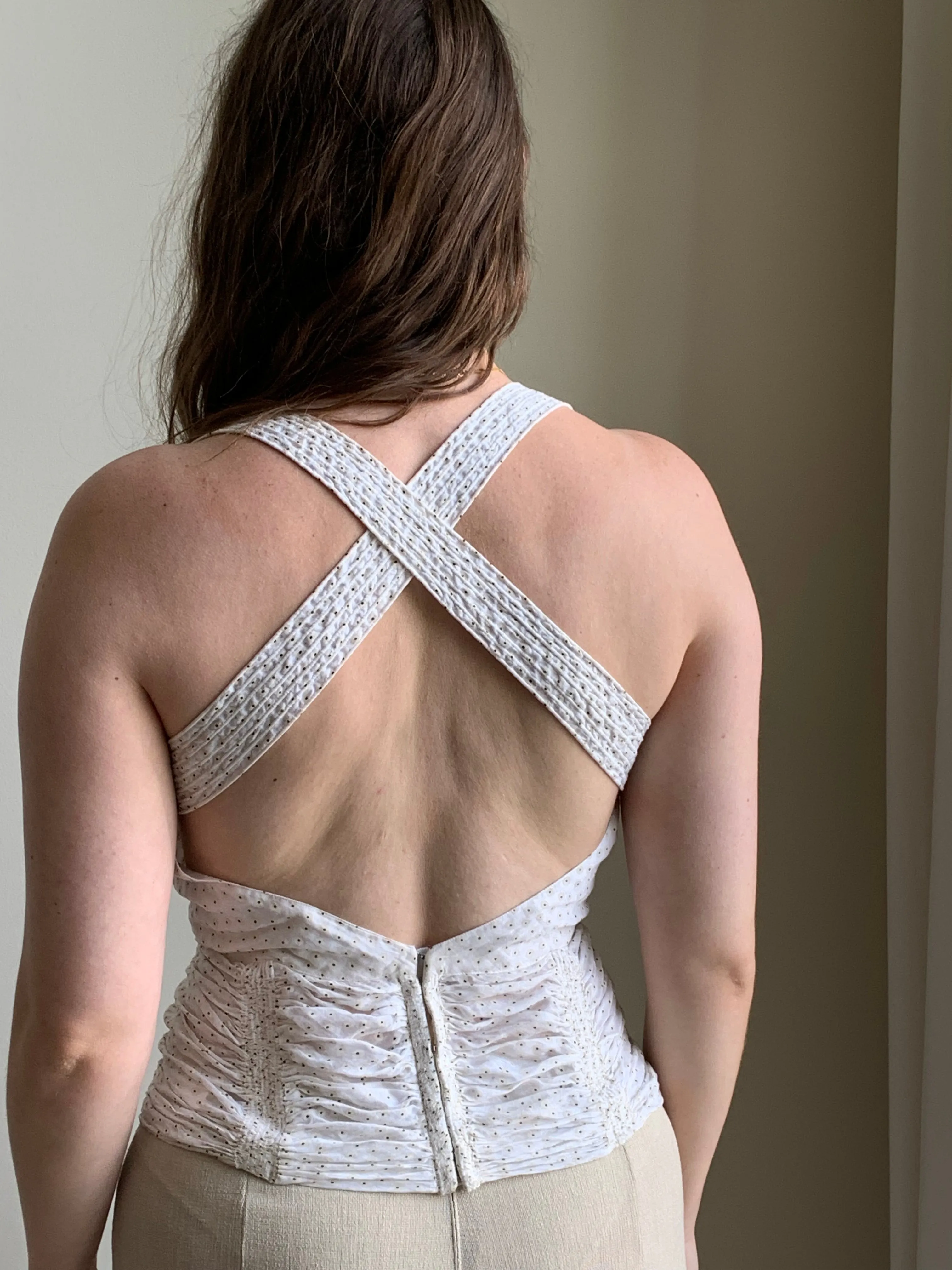 ALAÏA ruched top