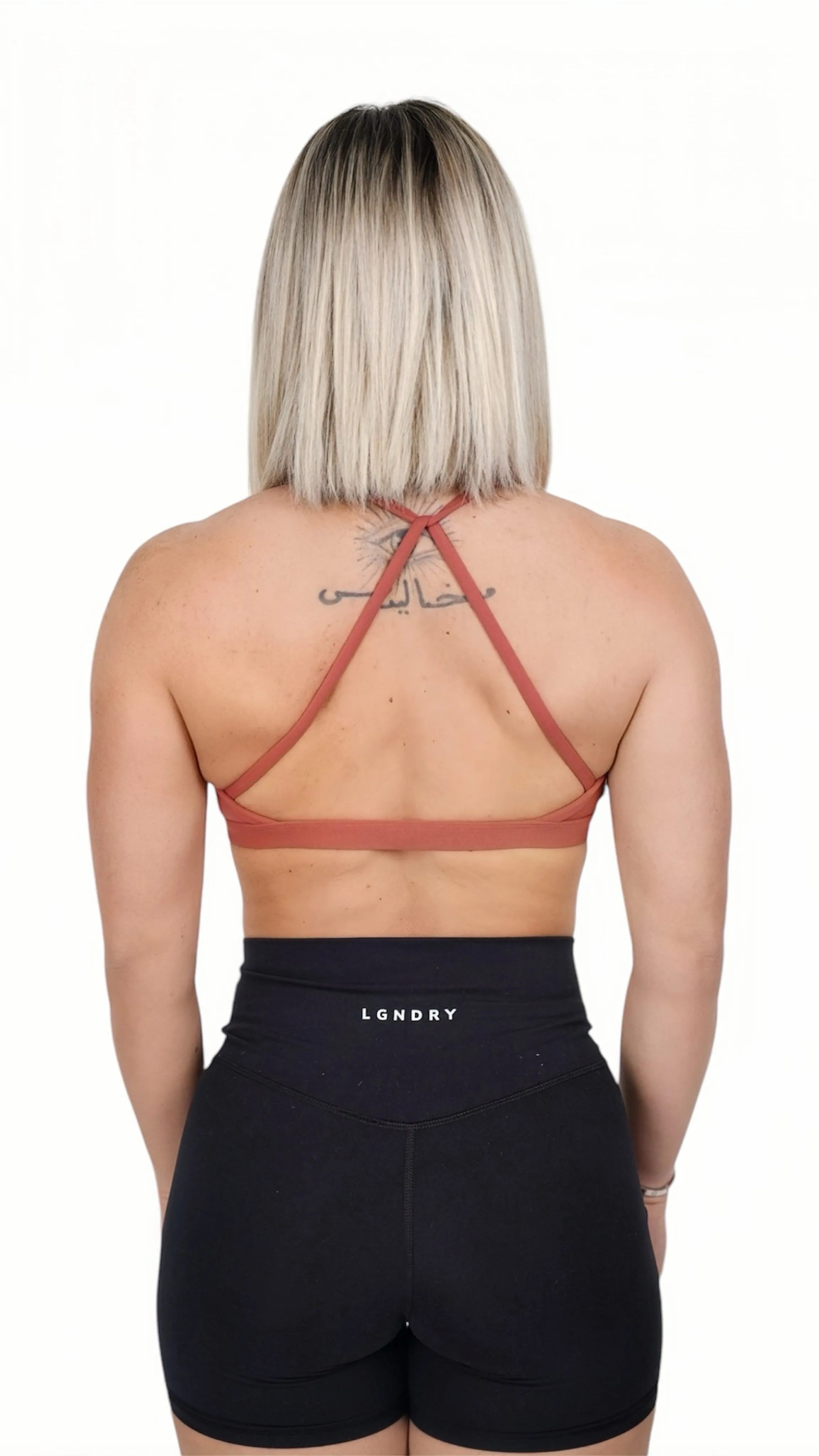 ALIGN RUCHED OPEN BACK BRA
