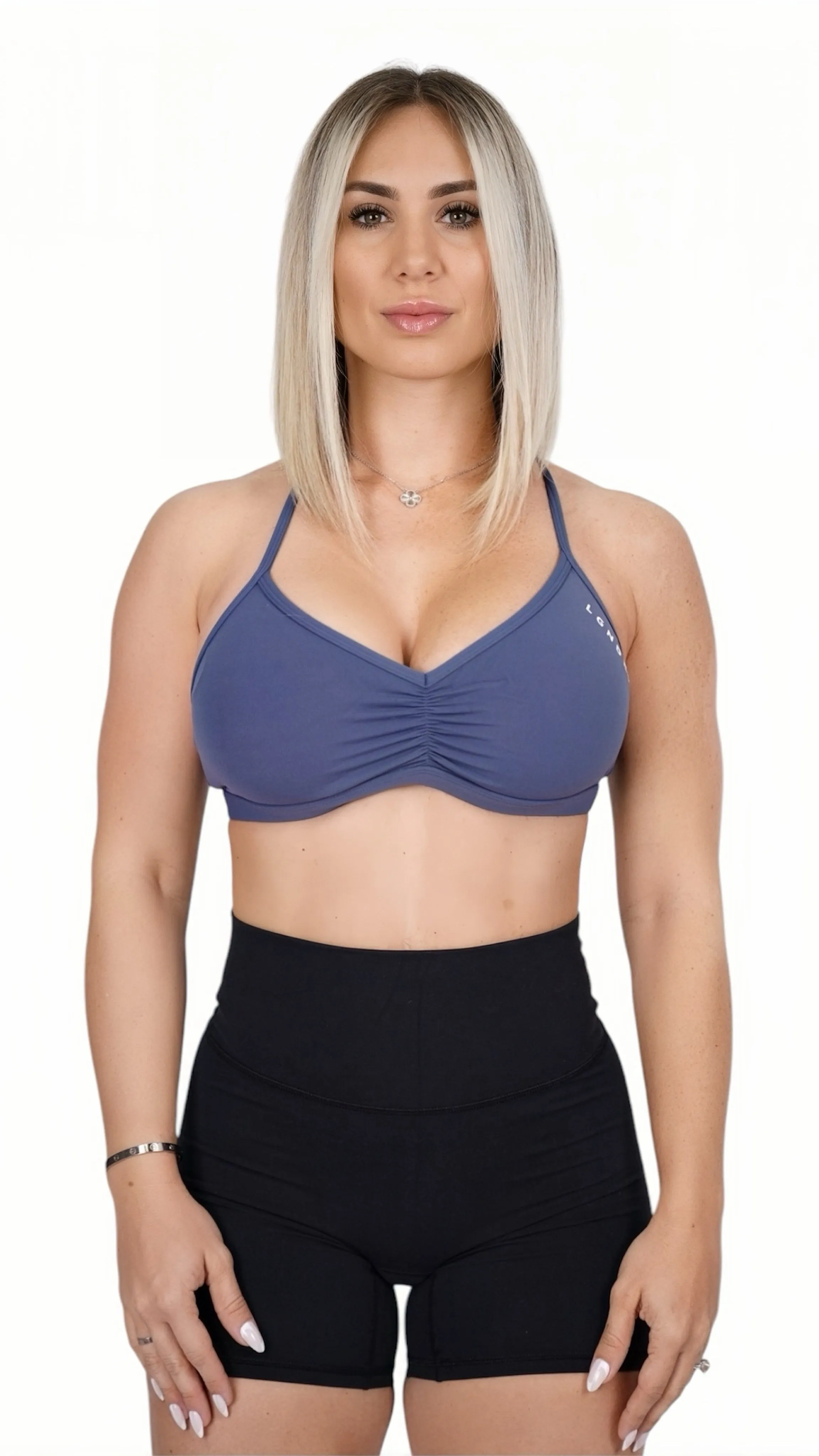 ALIGN RUCHED OPEN BACK BRA