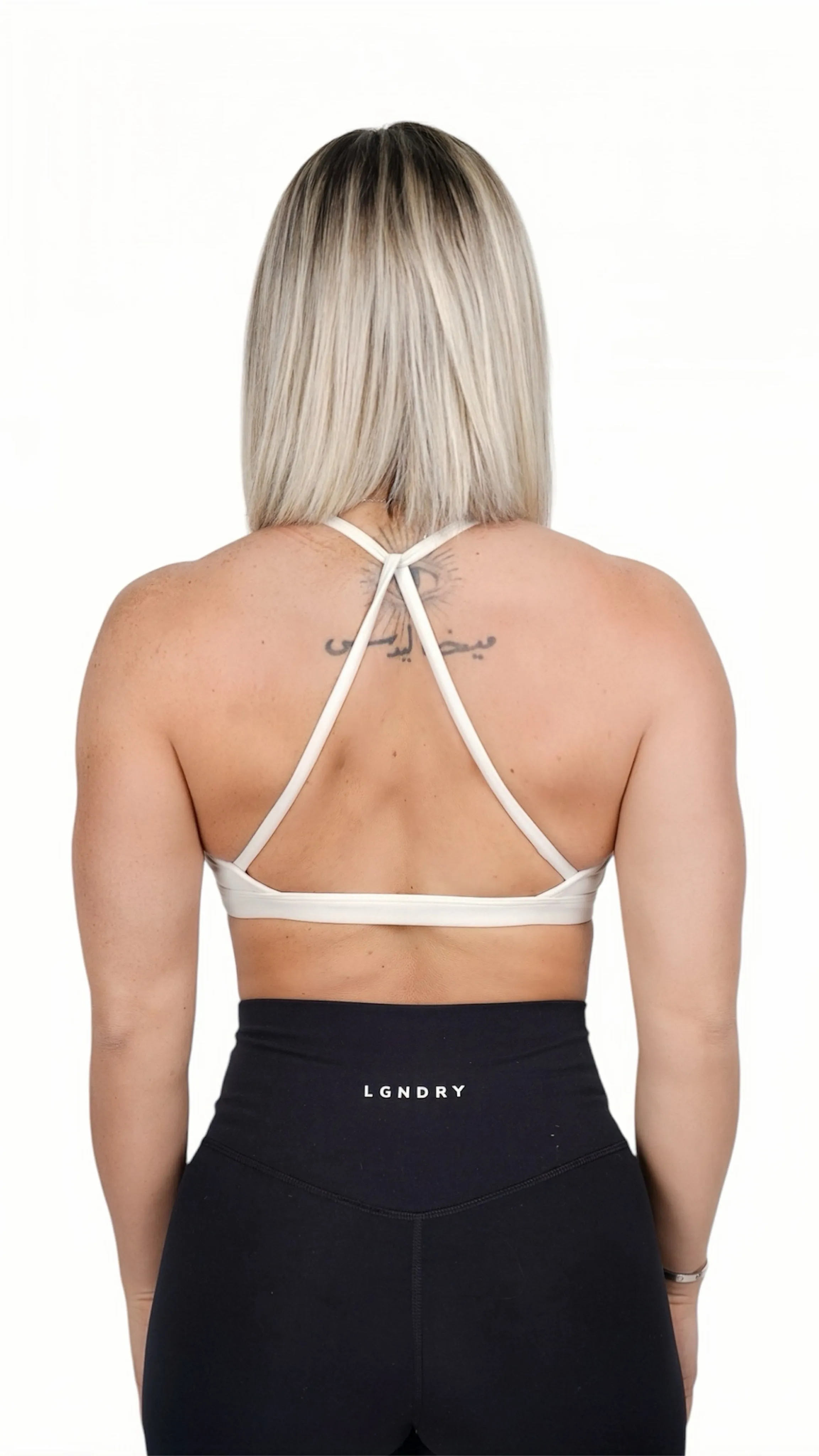 ALIGN RUCHED OPEN BACK BRA