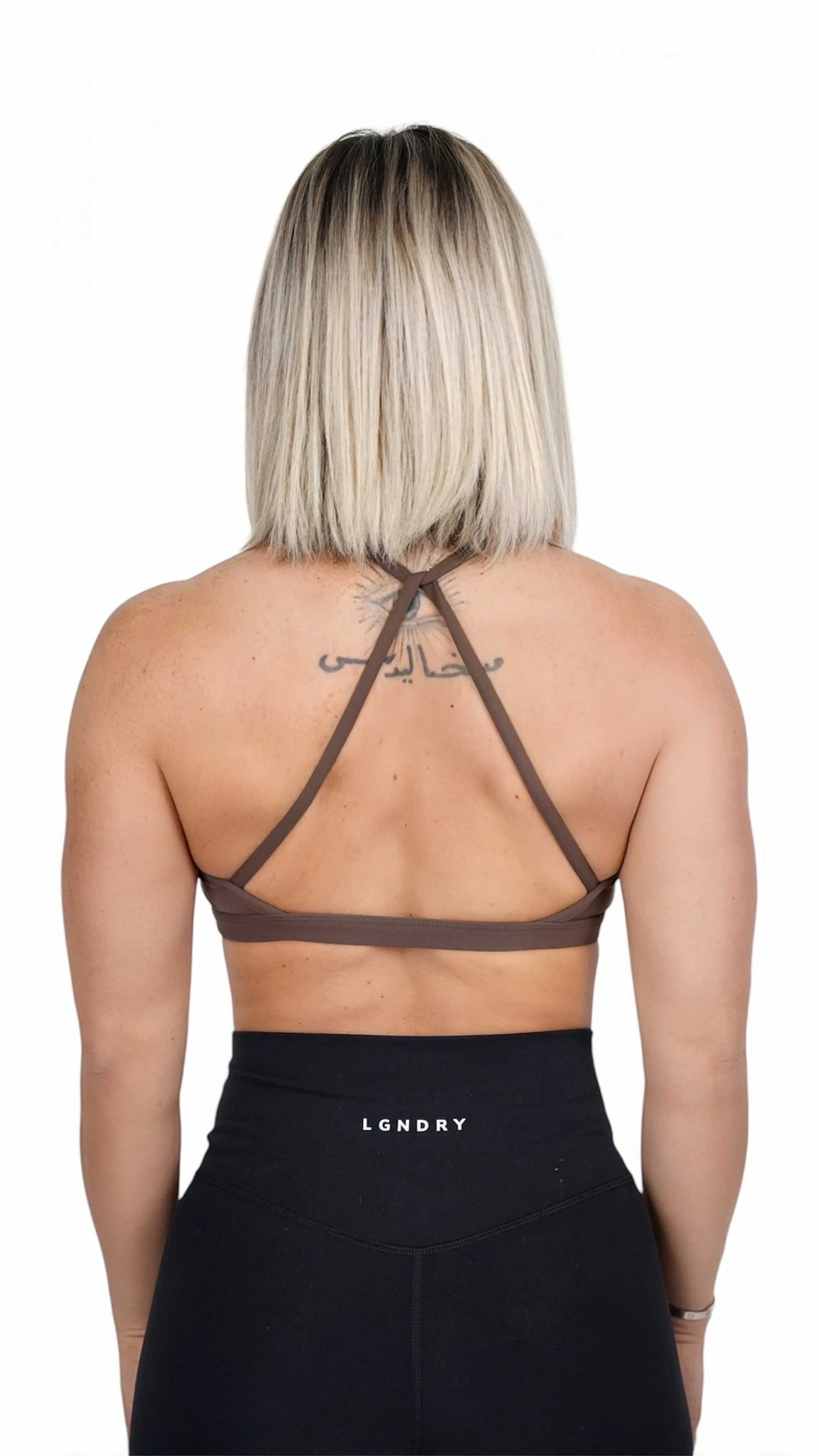 ALIGN RUCHED OPEN BACK BRA