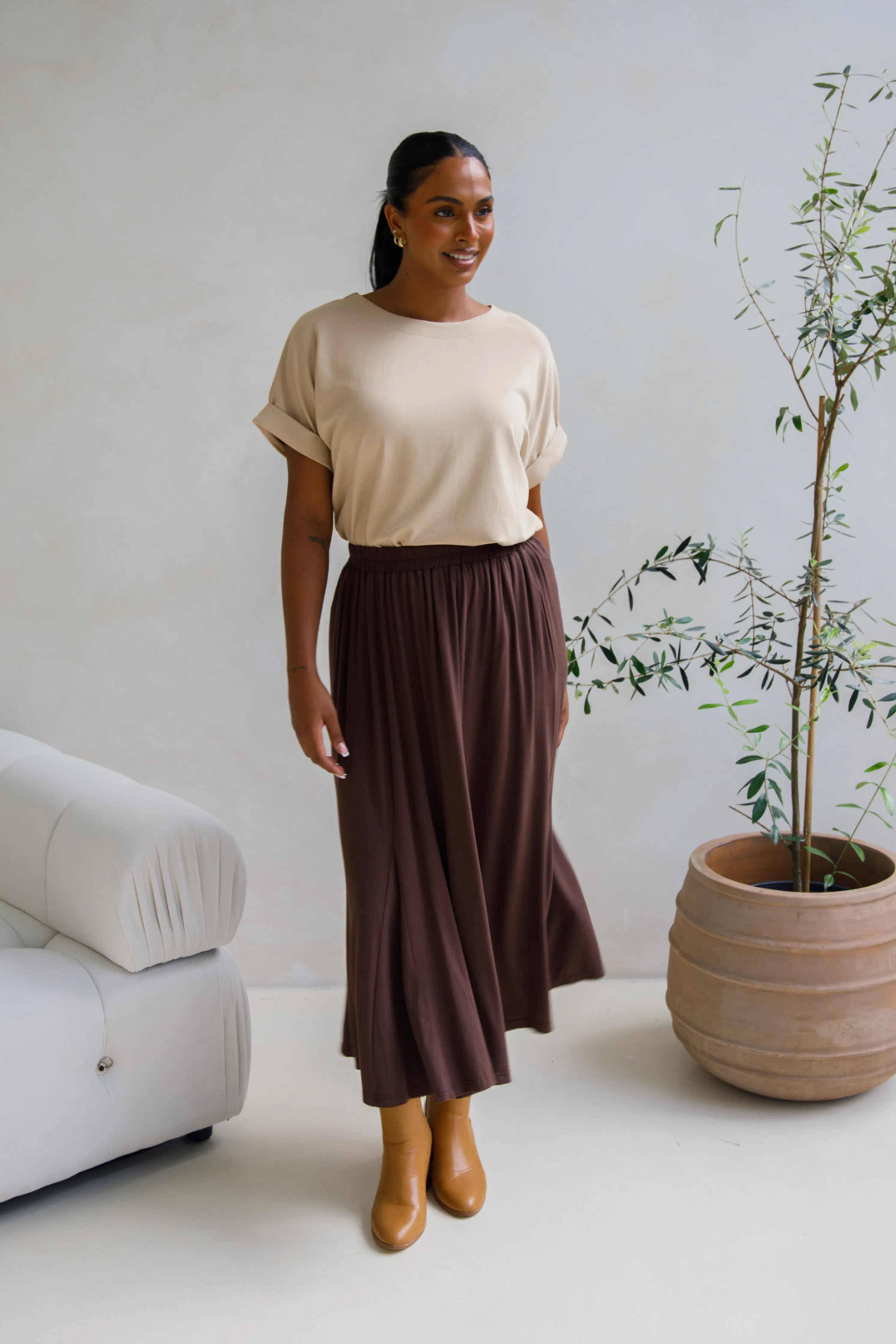 Althea Lounge Top | Portobello Beige