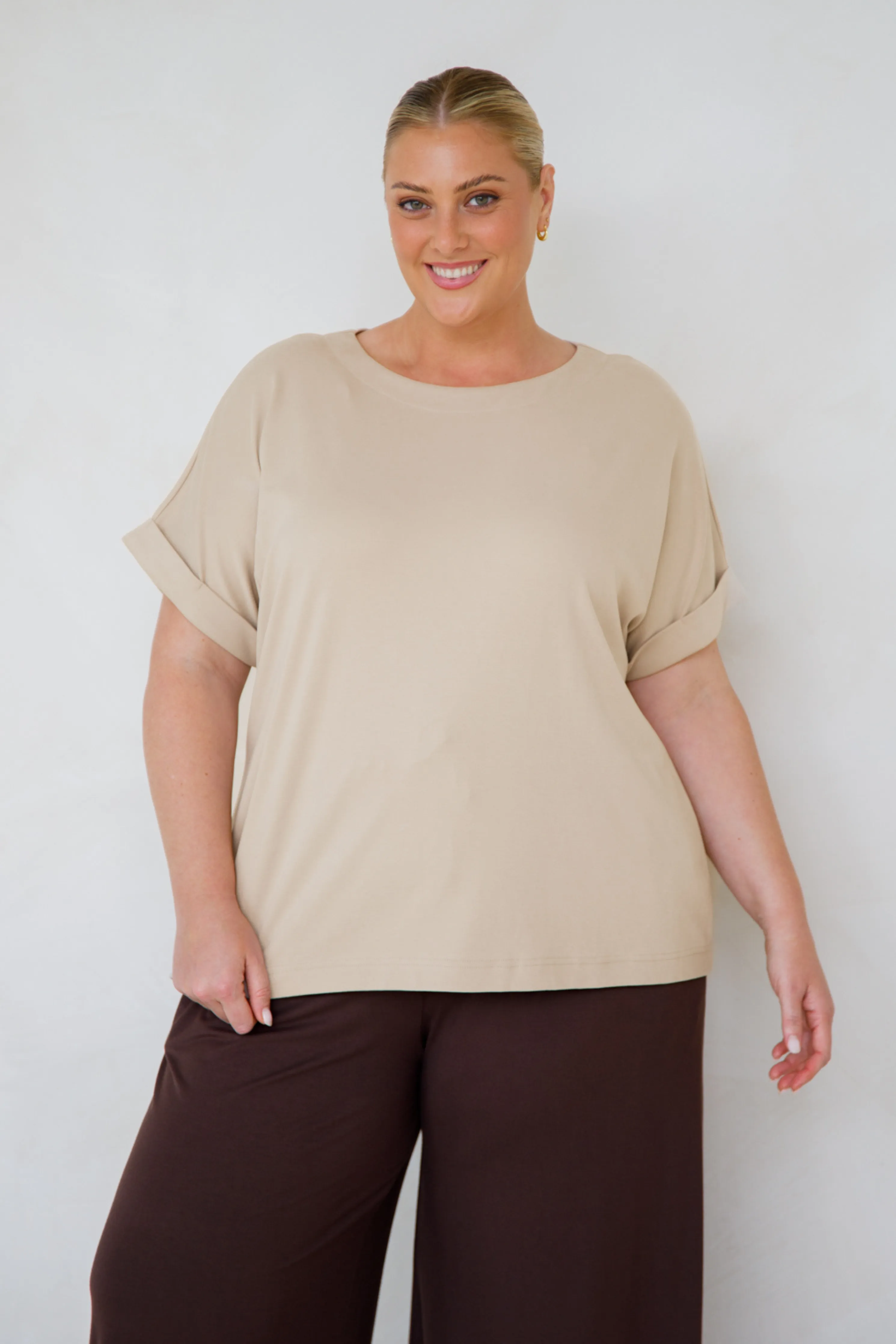 Althea Lounge Top | Portobello Beige