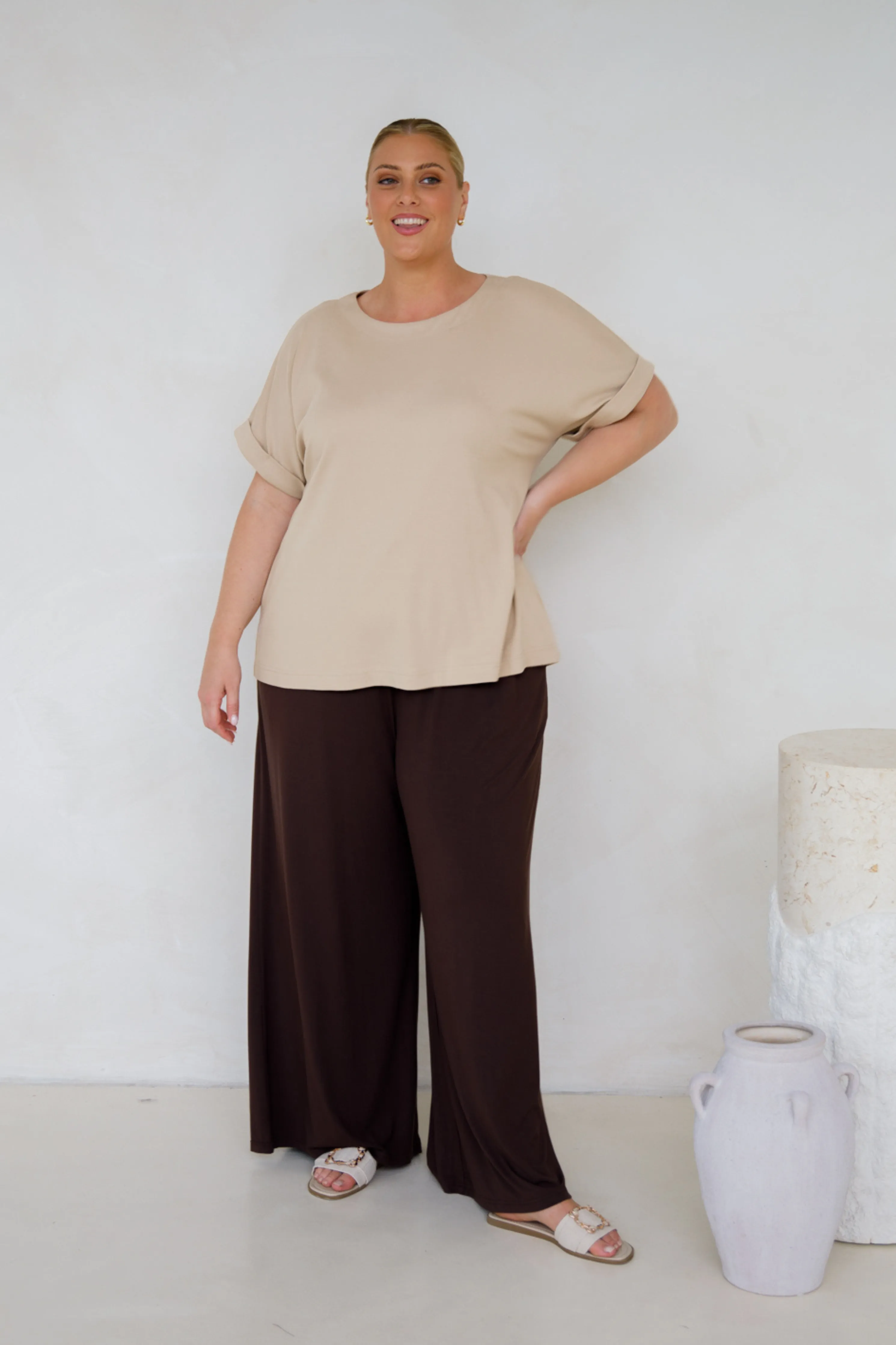 Althea Lounge Top | Portobello Beige