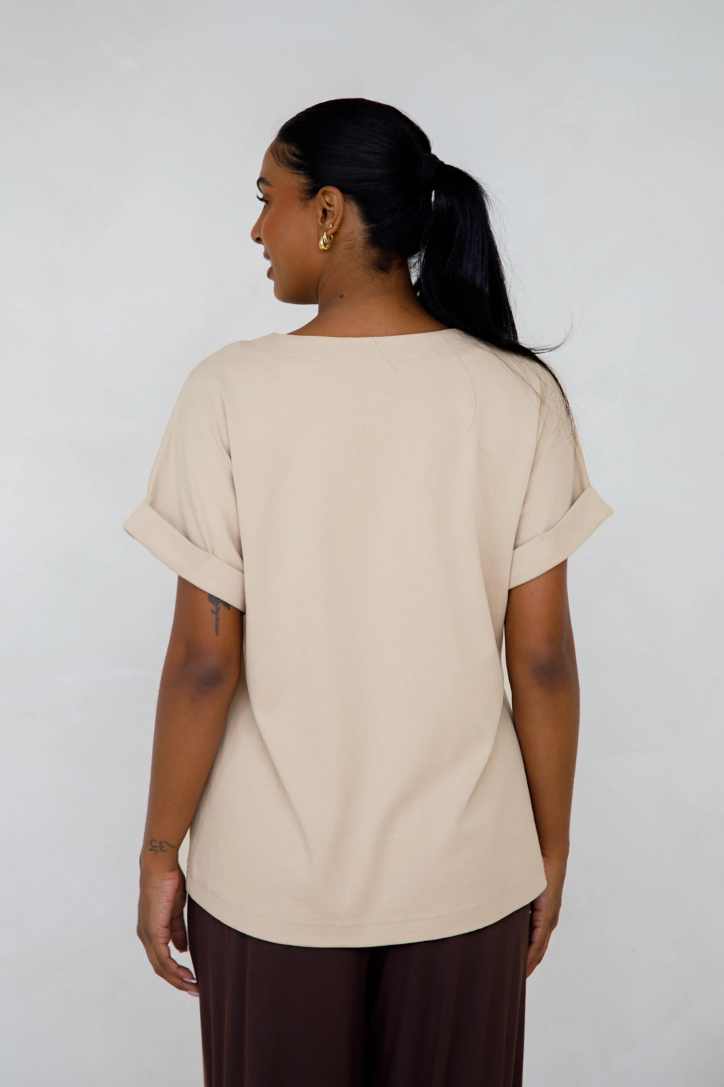 Althea Lounge Top | Portobello Beige