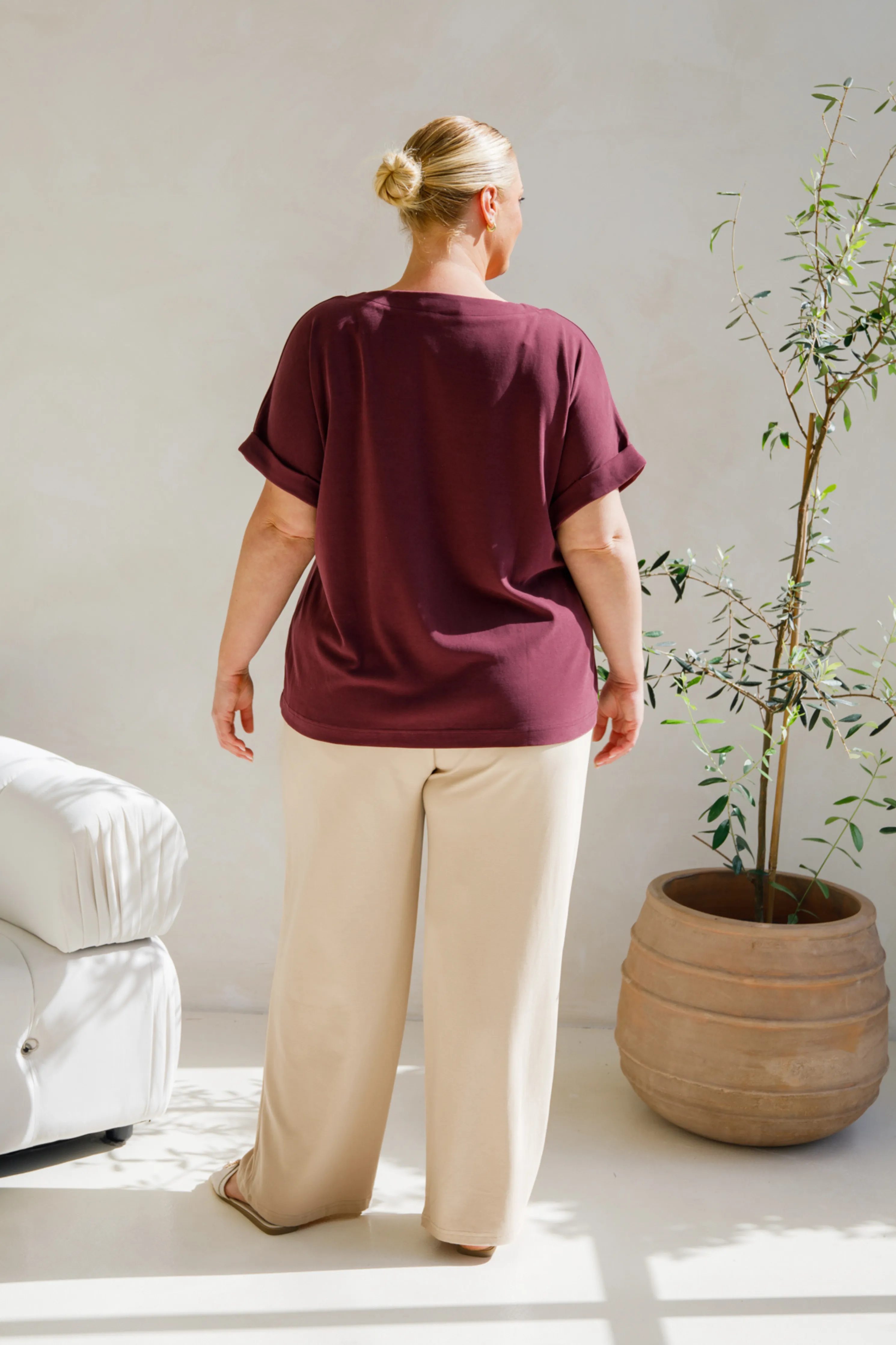 Althea Lounge Top | Shiraz