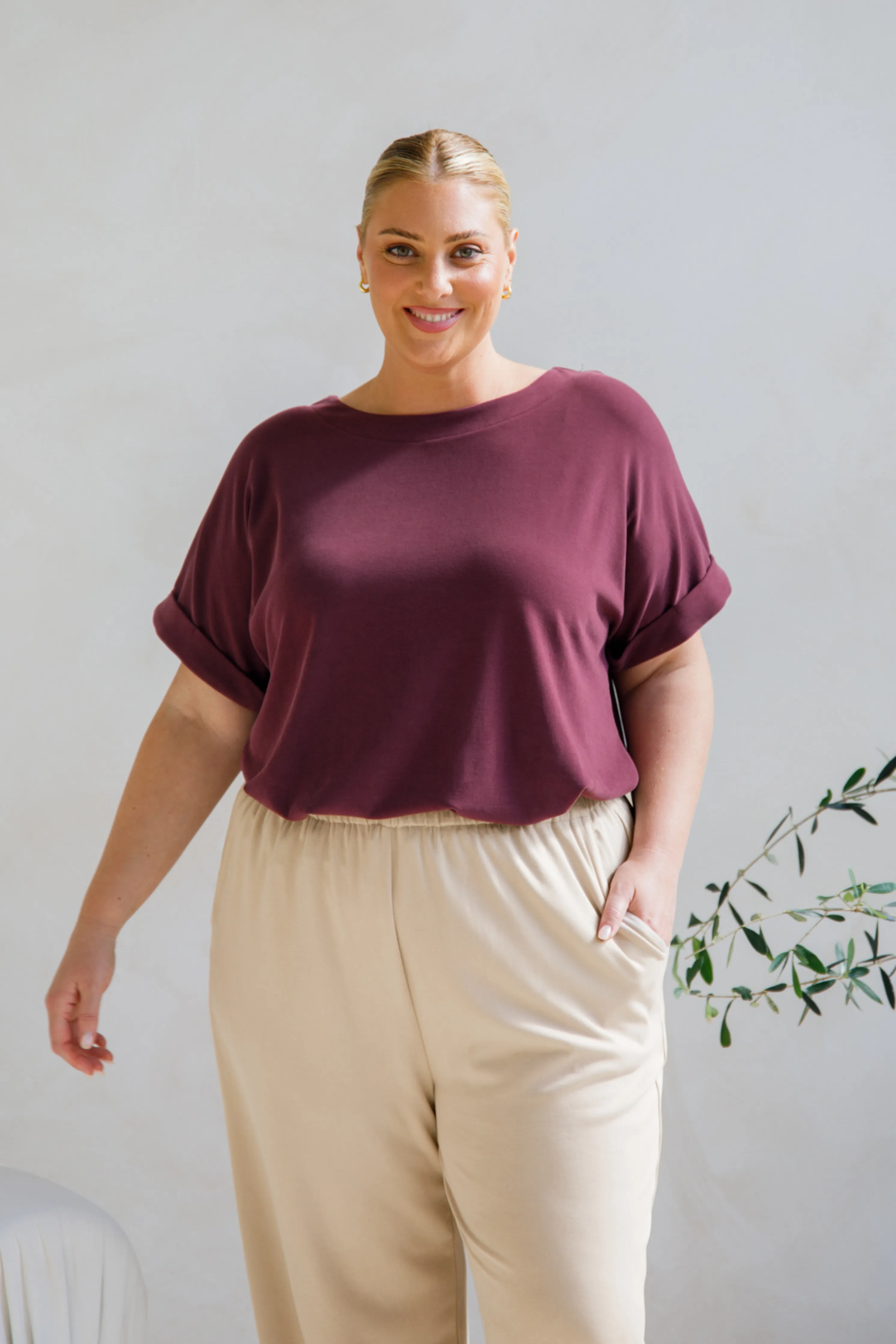 Althea Lounge Top | Shiraz