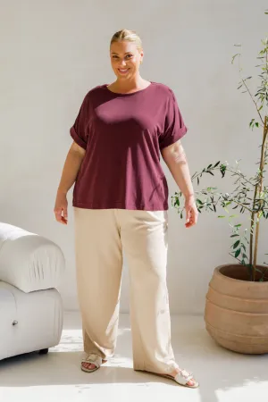 Althea Lounge Top | Shiraz
